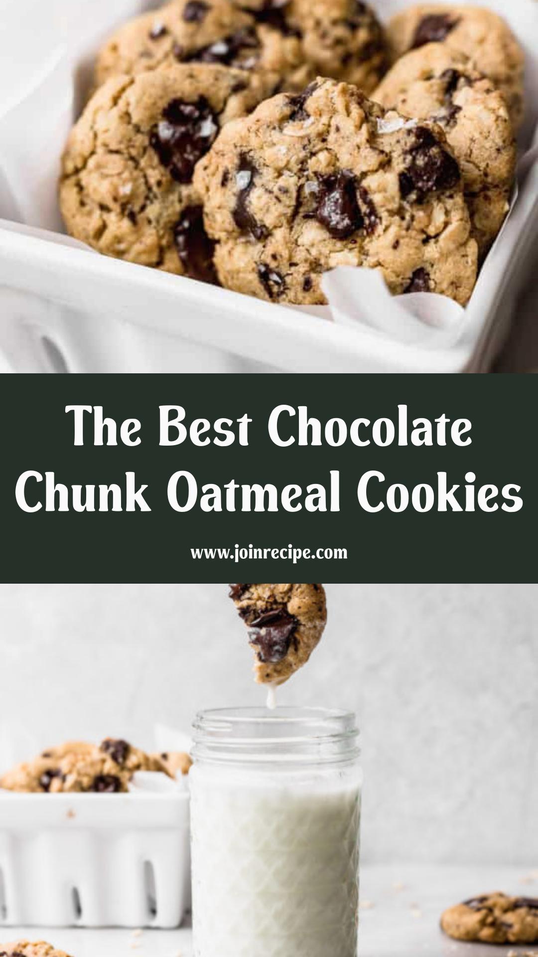 Chocolate Chunk Oatmeal Cookies — pin 2