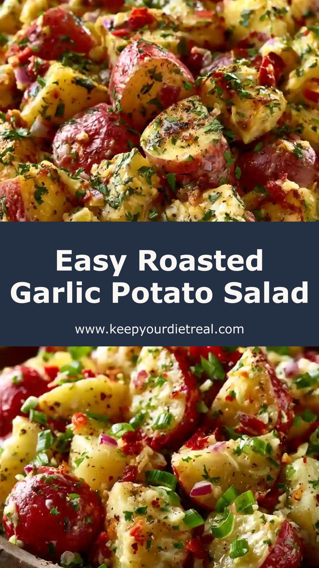 Roasted Garlic Red-Skin Potato Salad: Perfect Make-Ahead Picnic Side — pin 4