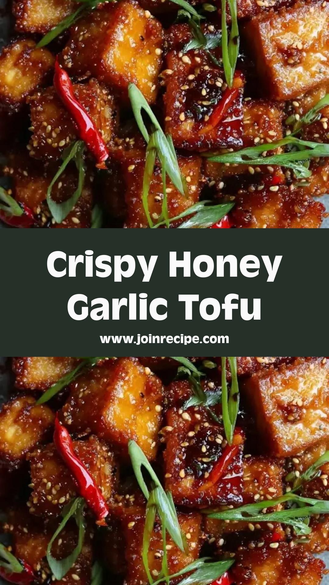 Crispy Honey Garlic Tofu: A Perfectly Balanced Sweet-Savory Delight — pin 1