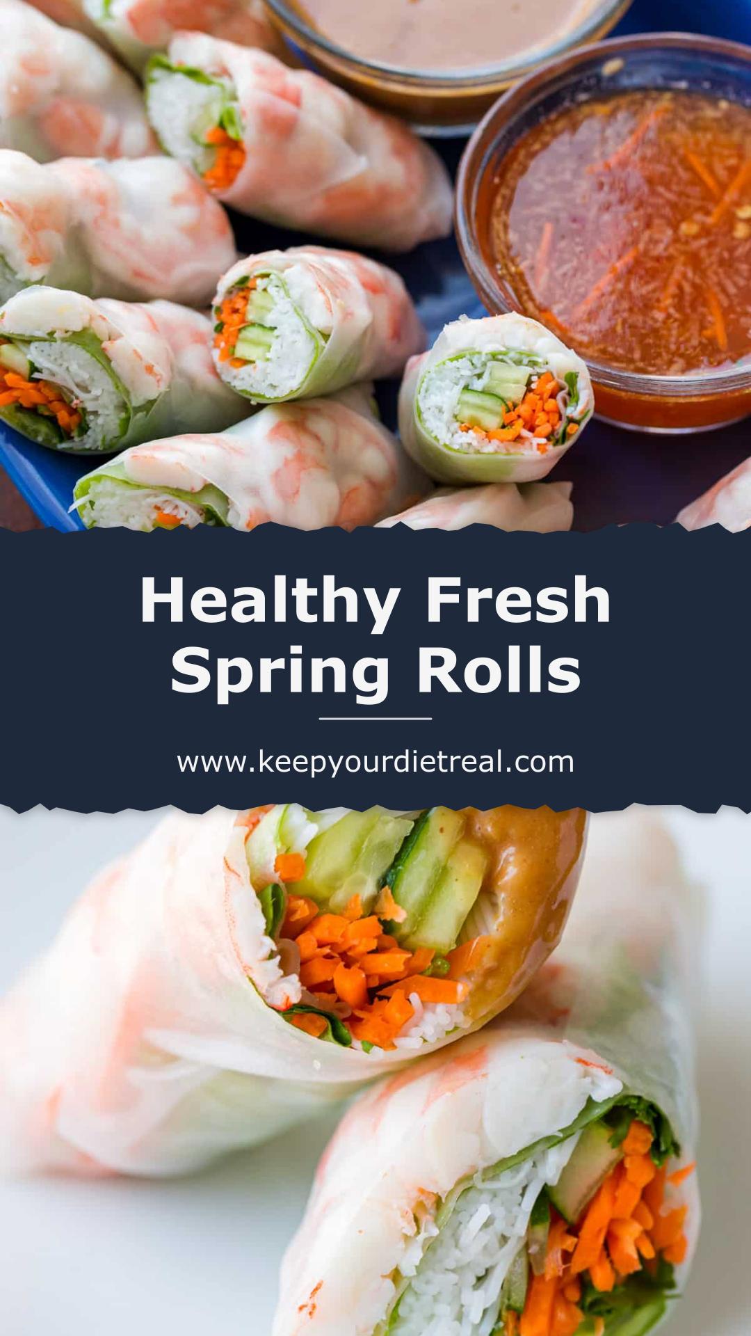 How to make Fresh Spring Rolls — pin 4