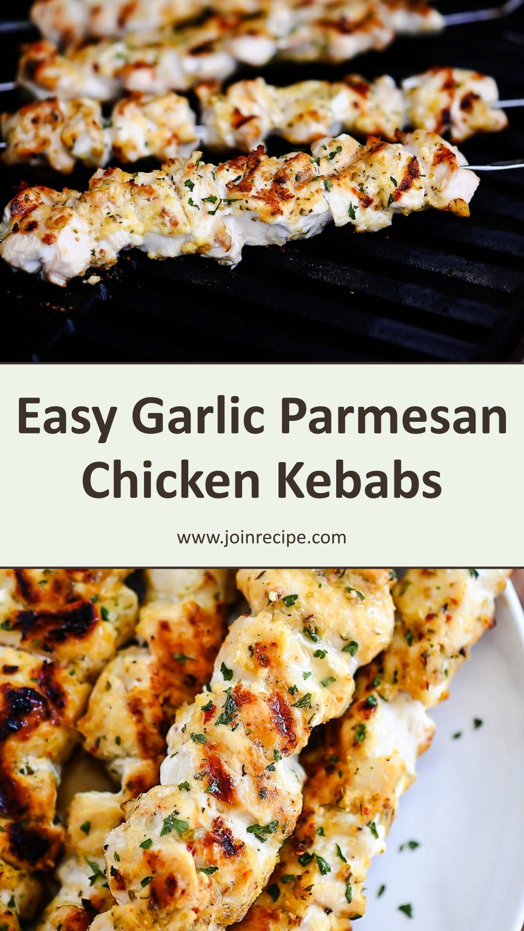 Garlic Parmesan Chicken Kebabs with Tangy Lemon and Herbs — pin 3
