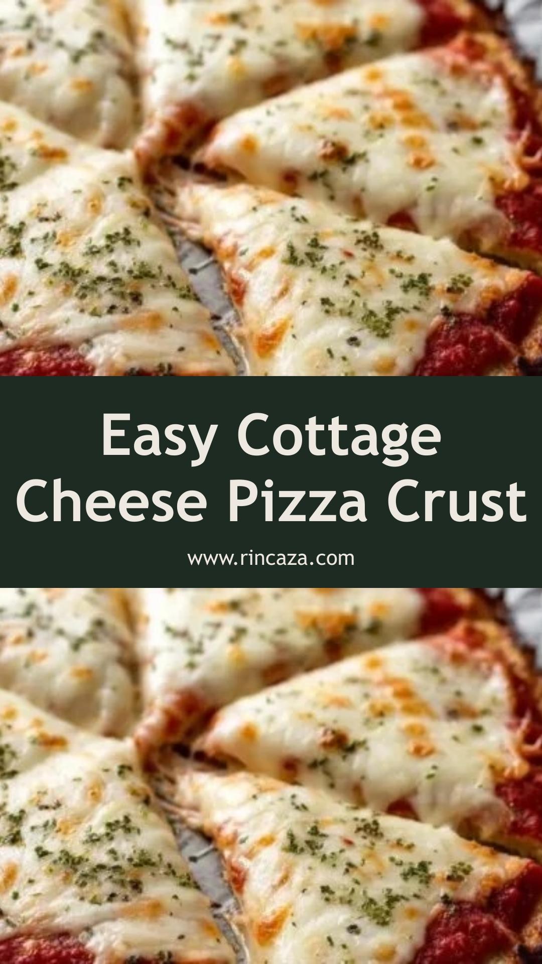 Cottage Cheese Pizza Crust with Golden Bubbly Mozzarella — pin 2