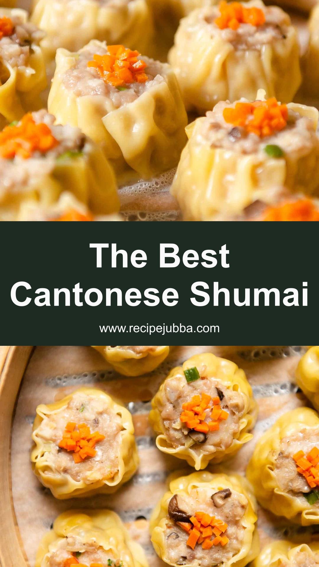 Cantonese Shumai With Pork, Shrimp, and Crisp Water Chestnuts — pin 2