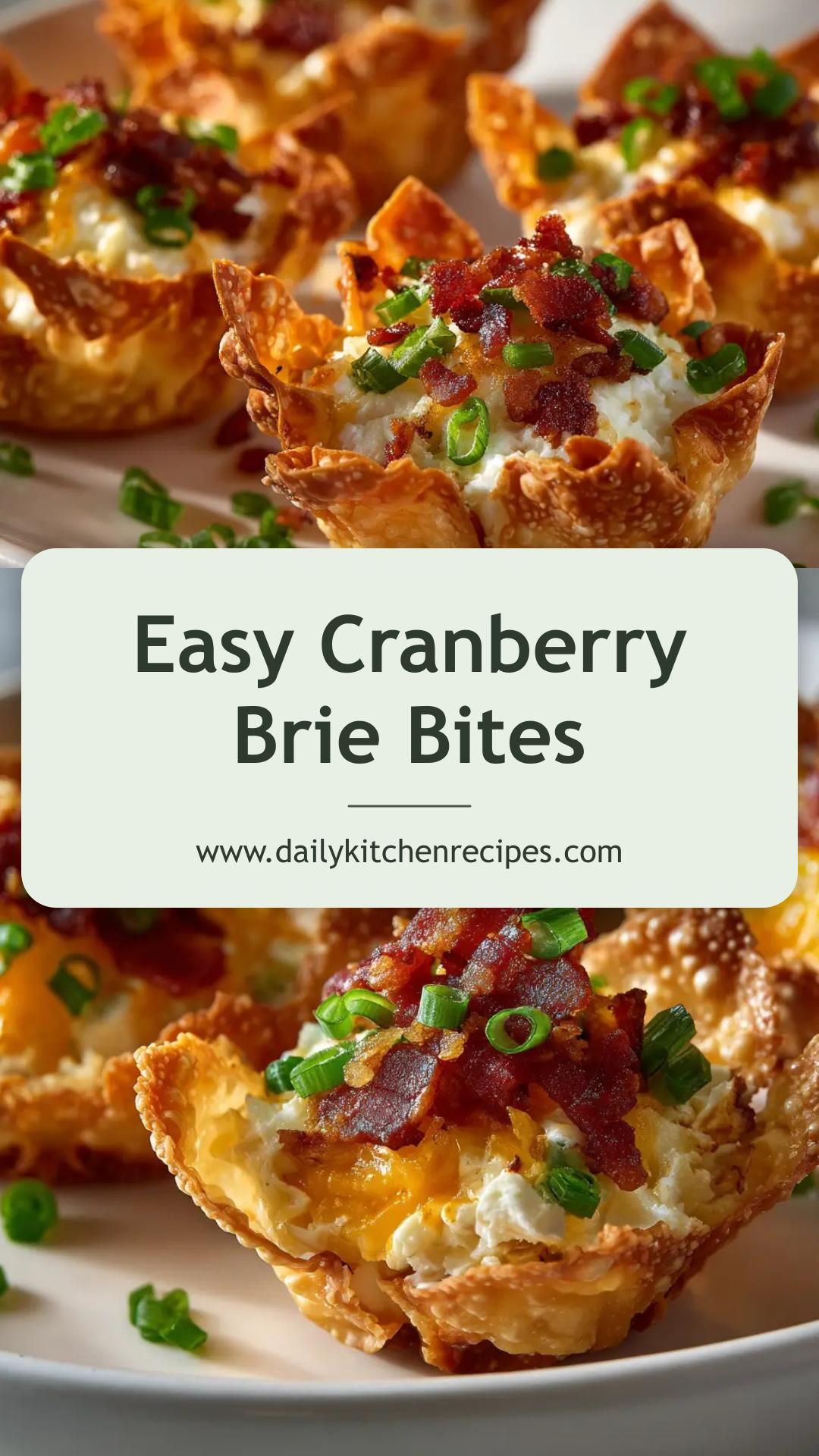 5-Ingredient Cranberry Brie Bites with Pecans — pin 2
