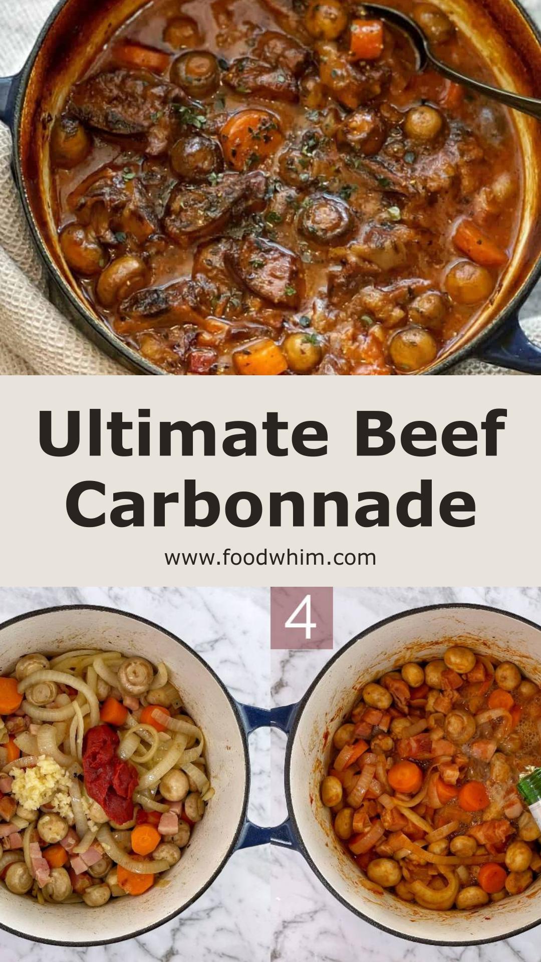 Beef Carbonnade: Slow-Braised Short Ribs with Beer and Mustard — pin 1
