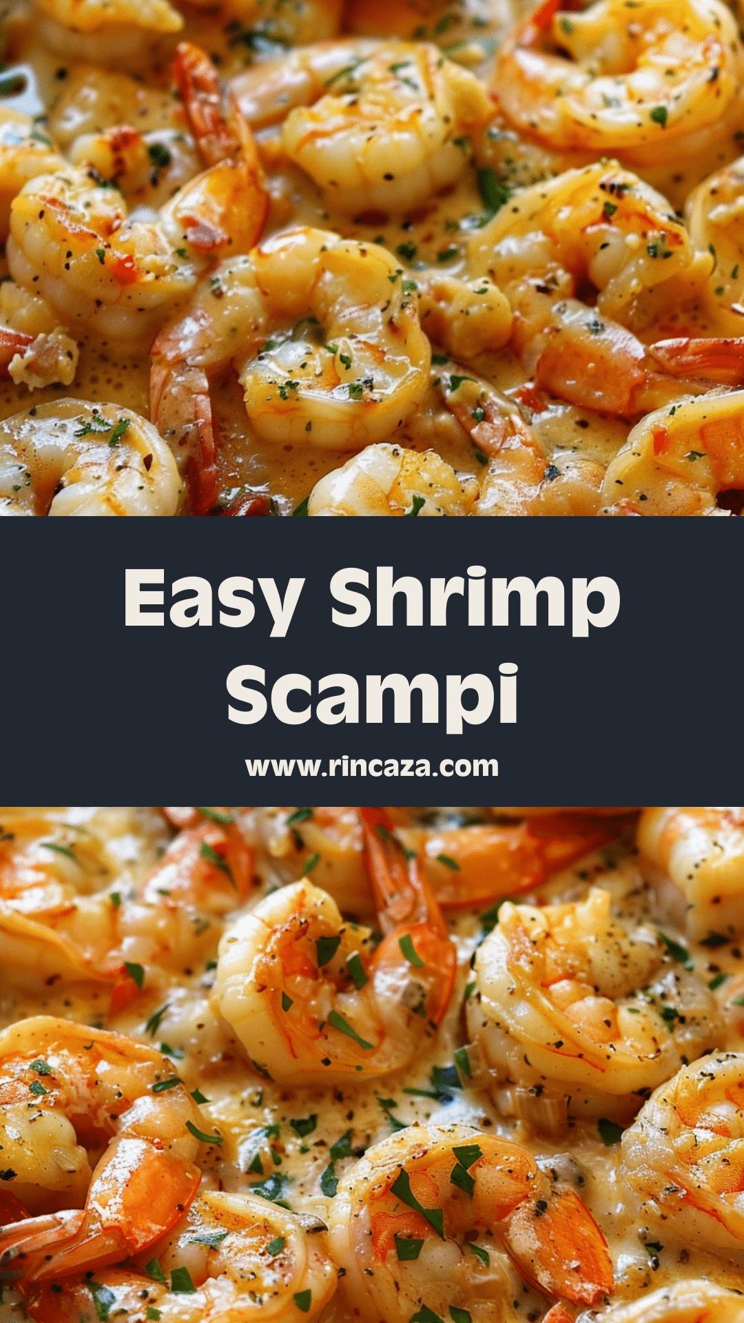 Red Lobster Shrimp Scampi with Buttery White Wine Lemon Sauce — pin 1