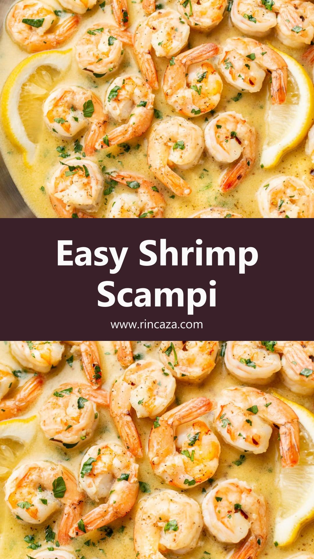 Quick Shrimp Scampi with Bright Lemon, Garlic, and White Wine — pin 1