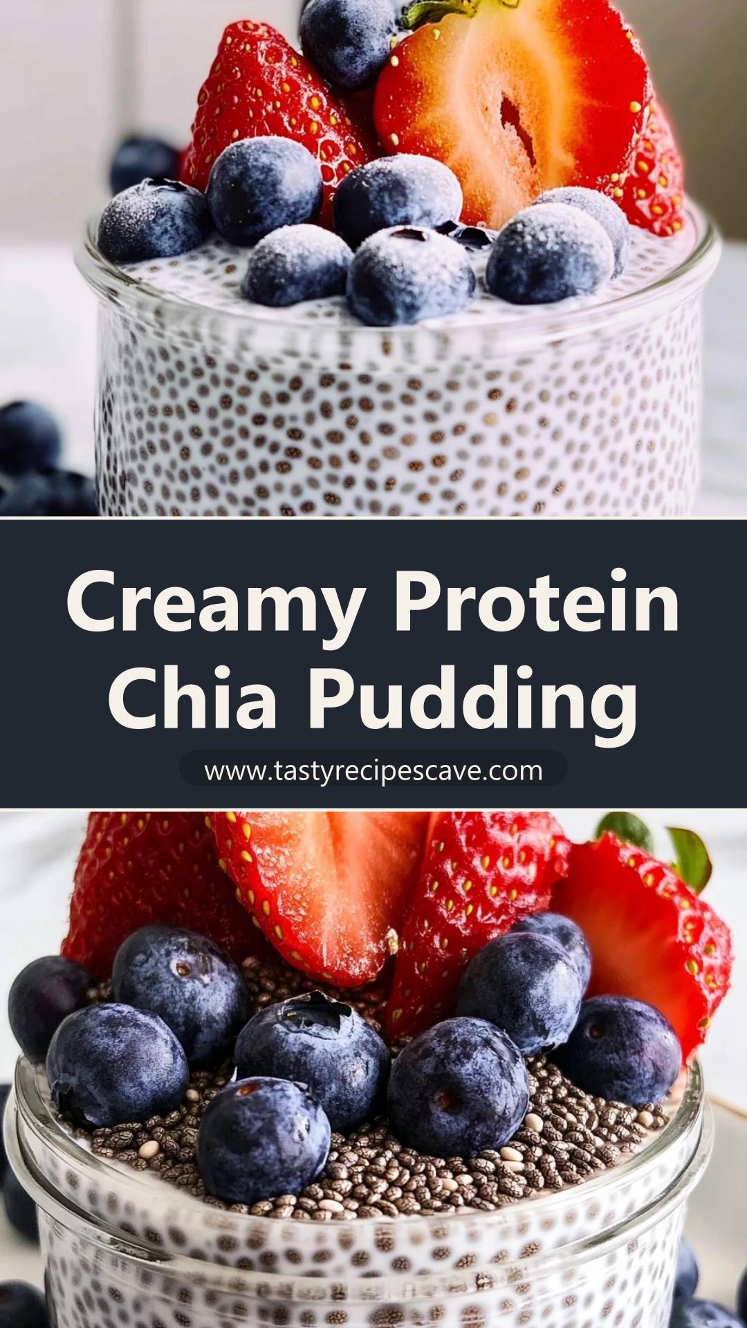 Protein Chia Seed Pudding: Creamy Make-Ahead Breakfast — pin 1