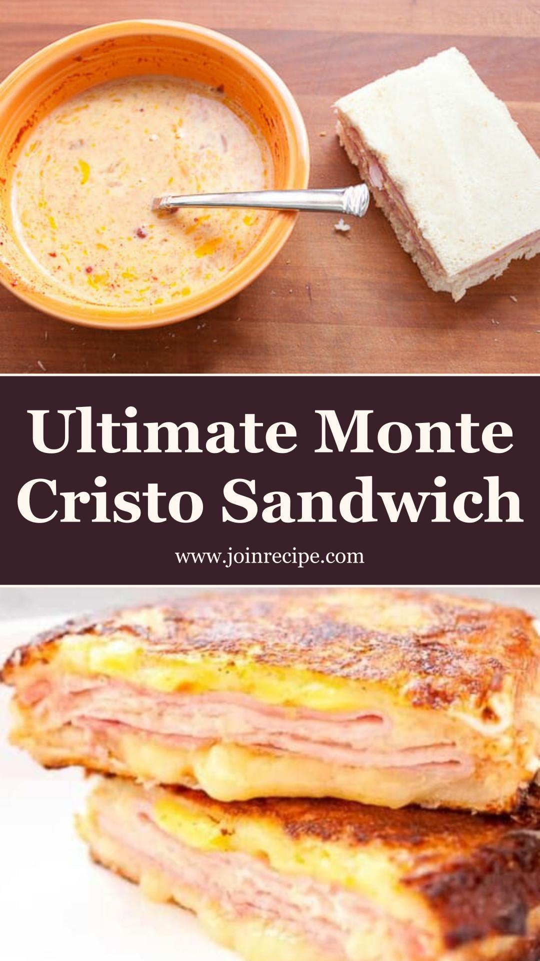 Classic Monte Cristo Sandwich with Melted Gouda and Golden Egg Coating — pin 3