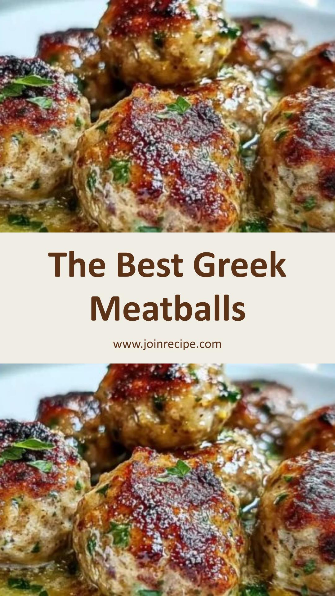 Greek Meatballs in Lemon Sauce: A Cozy Comfort Dish — pin 1