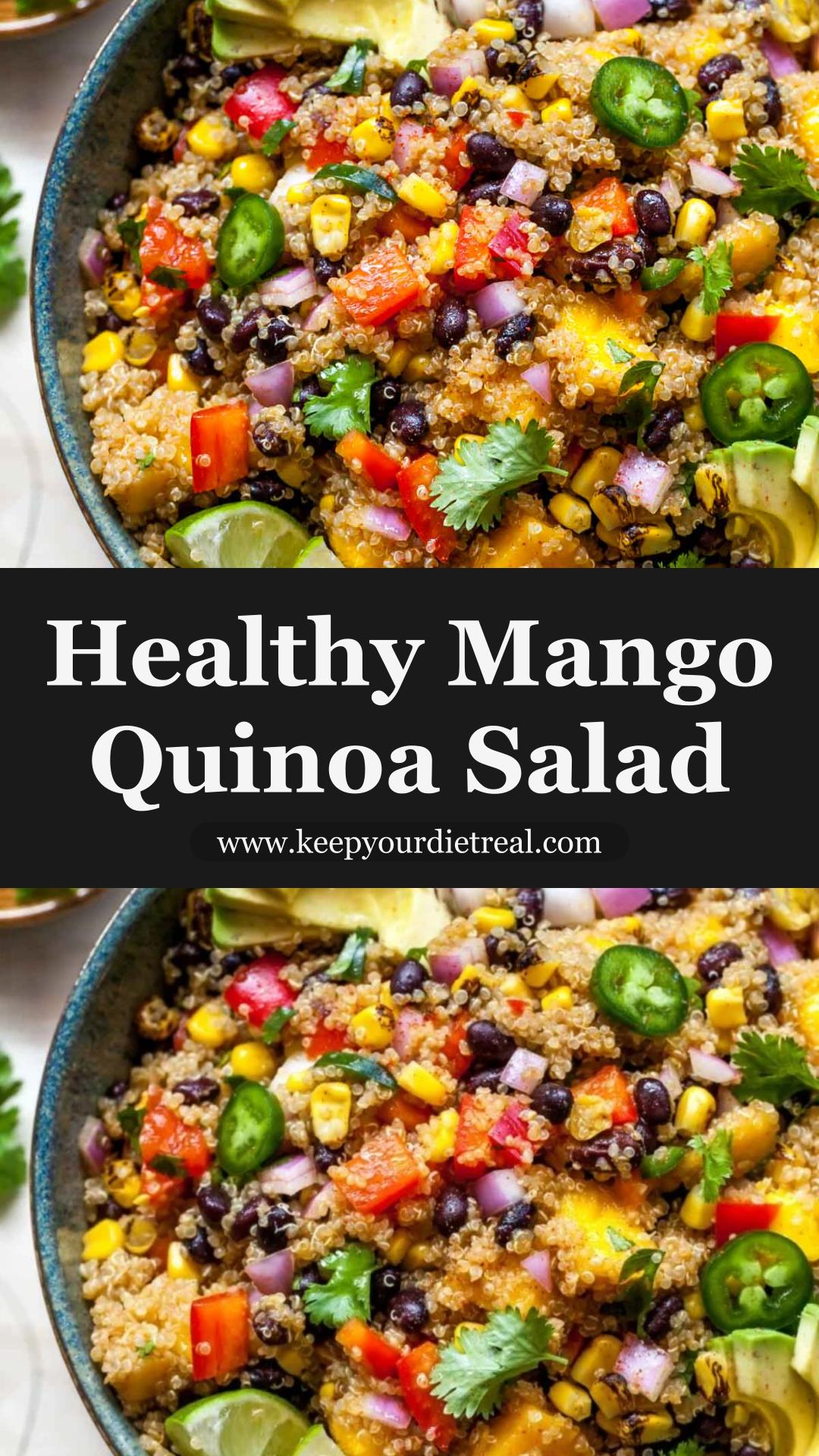 Fiesta Mango Quinoa Salad with Black Beans and Chili-Lime Dressing — pin 2
