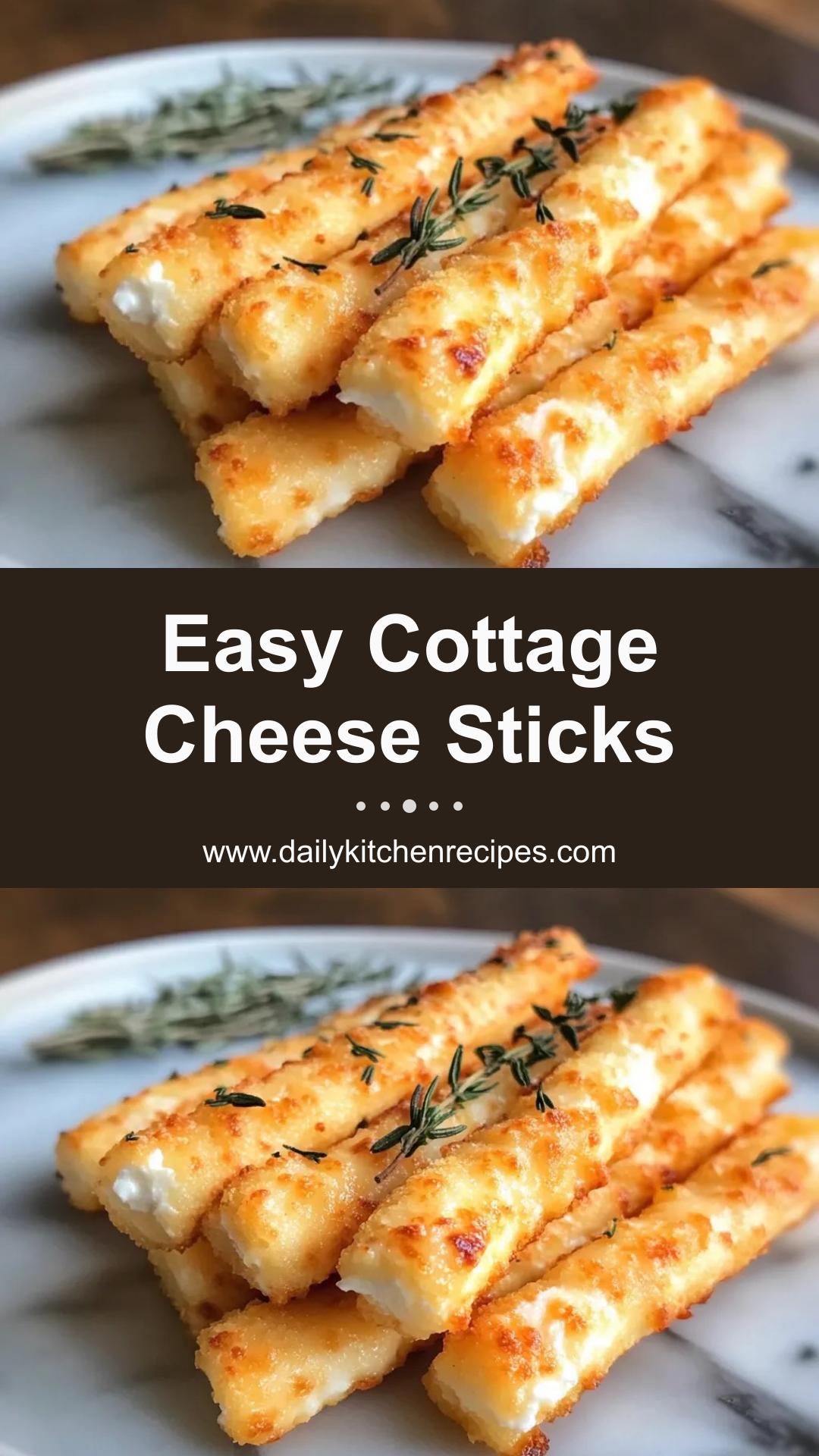 Cottage Cheese Cheese Sticks 6 Steps Easy Delicious — pin 3