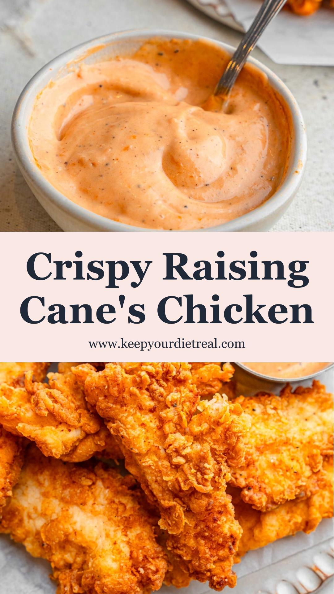 Homemade Raising Cane's Chicken with Crispy Tenders and Tangy Smoky Sauce — pin 2