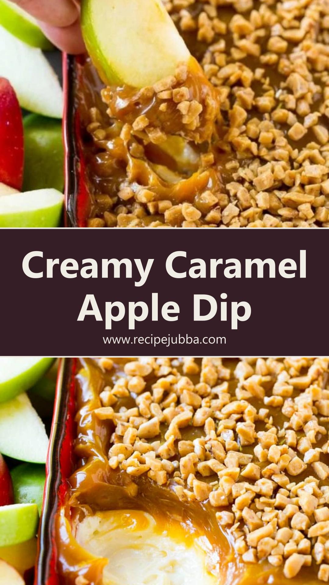 Caramel Apple Dip: Creamy Make-Ahead Party Dessert — pin 3