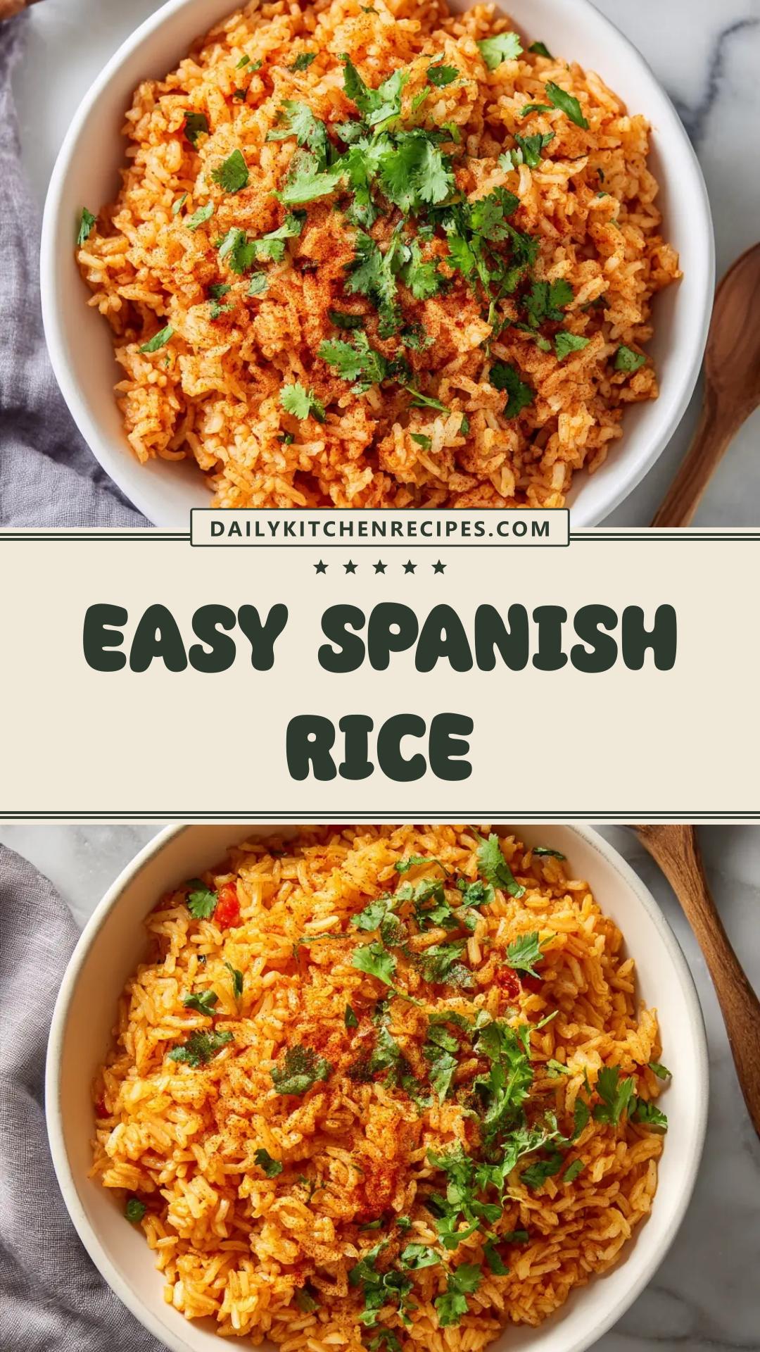Spanish Rice with Smoked Paprika and Tomato Paste — pin 1