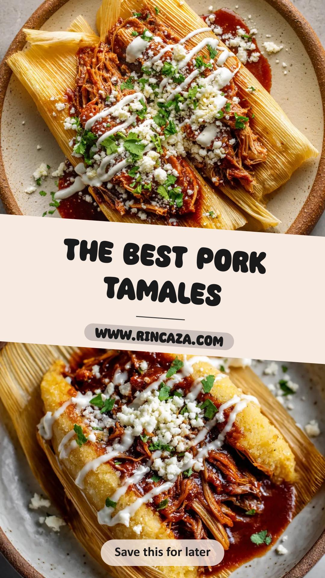 Authentic Homemade Pork Tamales with Red Chile Sauce — pin 2