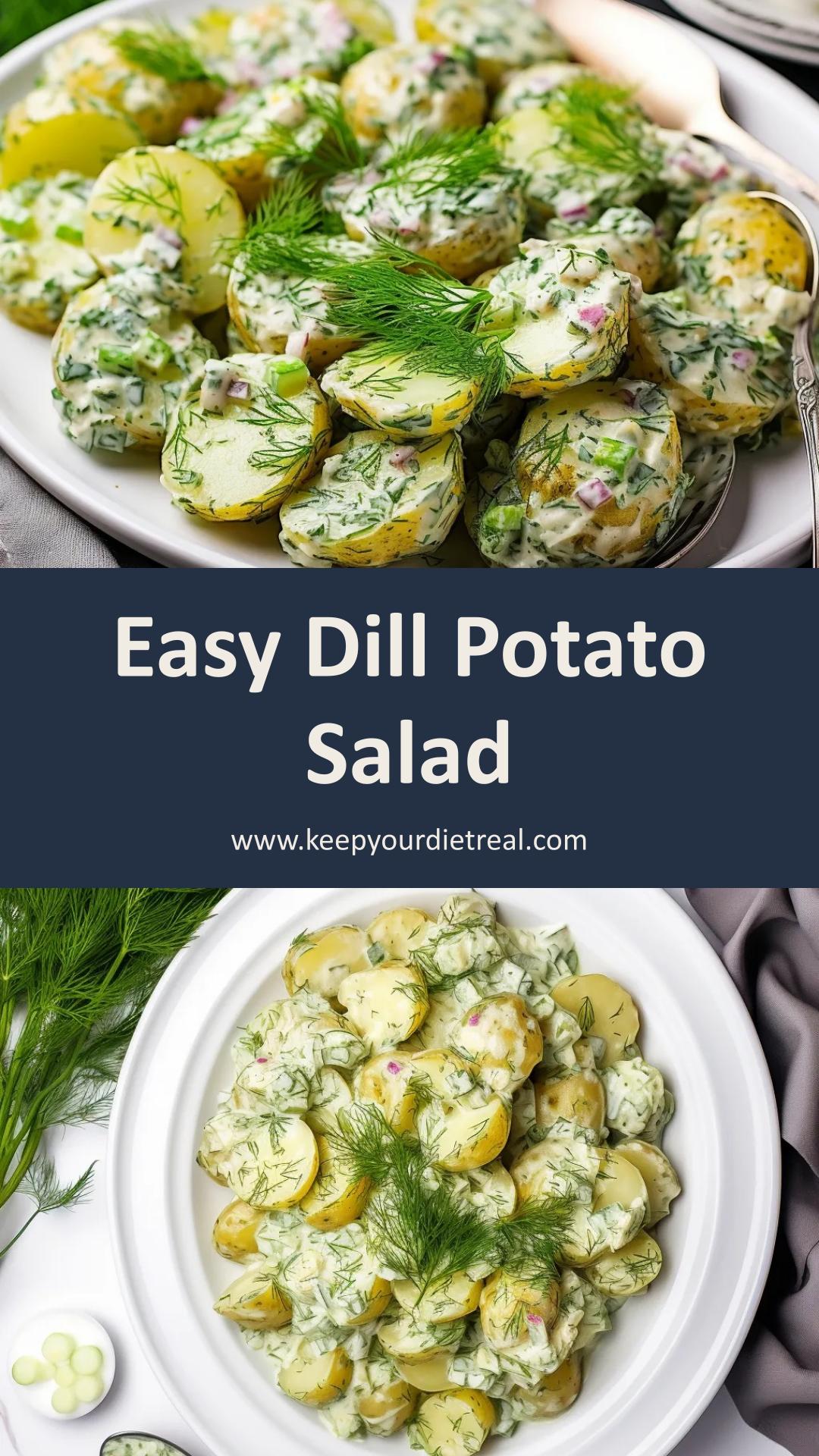 Dill Potato Salad: A Refreshing Side for Picnics and Gatherings — pin 2