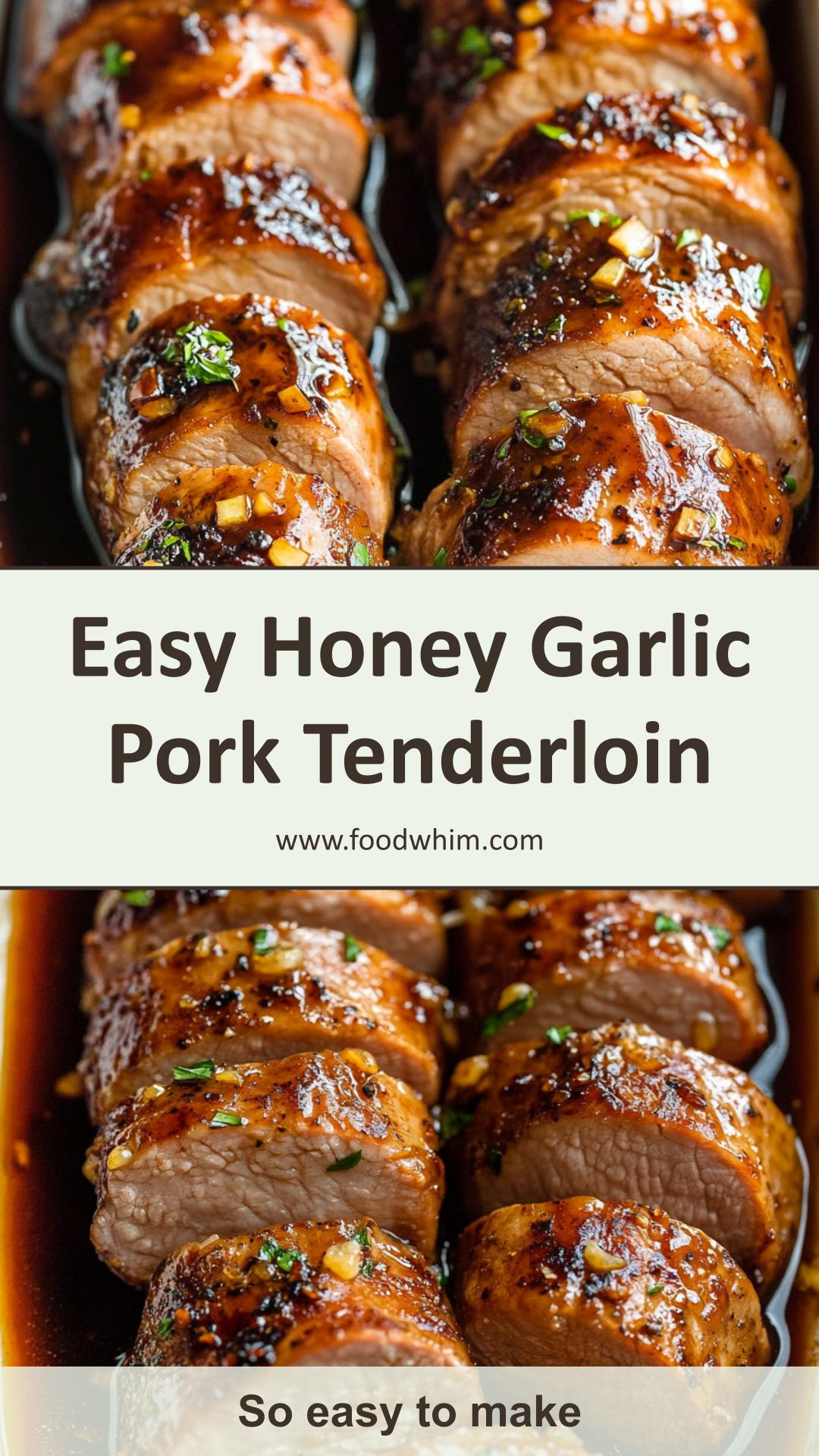 Honey Garlic Pork Tenderloin with Orange, Thyme, and Rosemary Glaze — pin 3