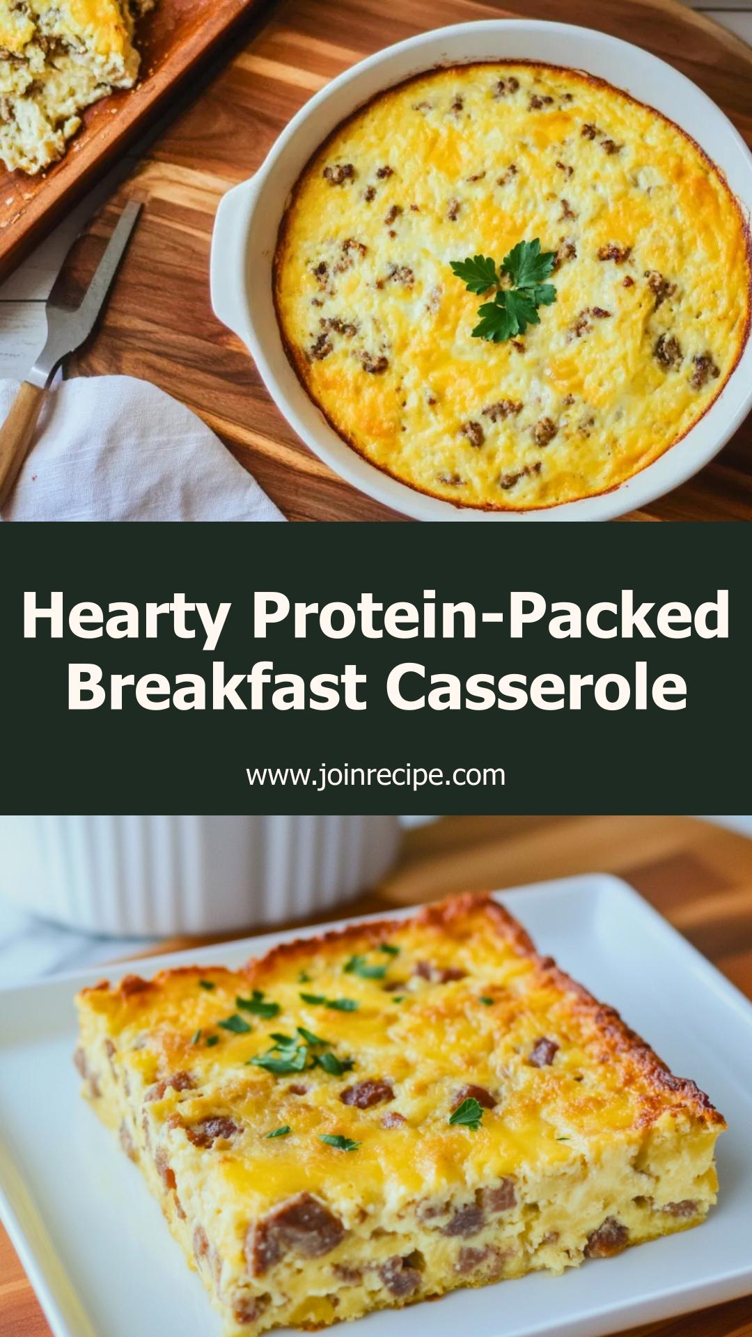 Hearty Breakfast Casserole: Protein-Packed for the Carnivore Diet — pin 3
