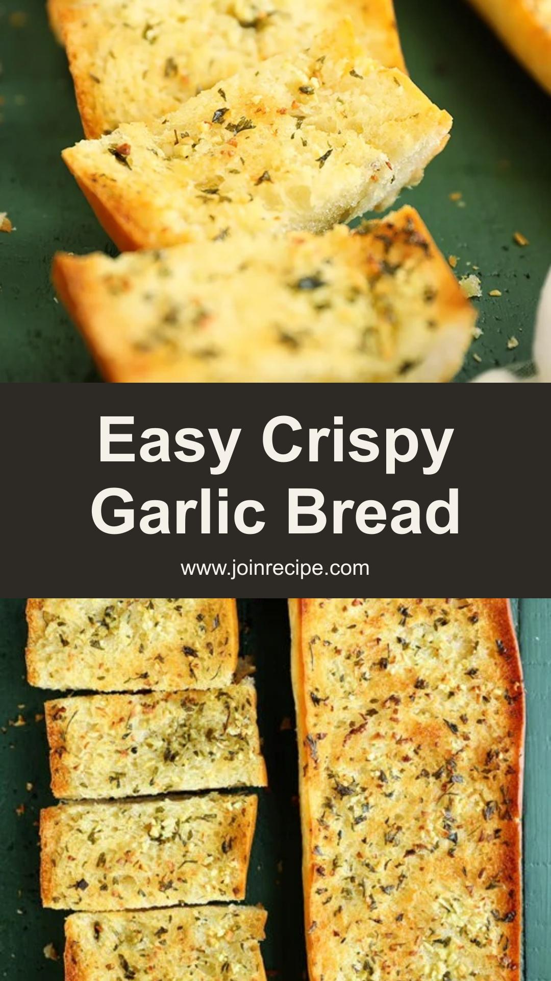 Garlic Bread with Buttery Fresh Garlic and Crisp Golden Edges — pin 3