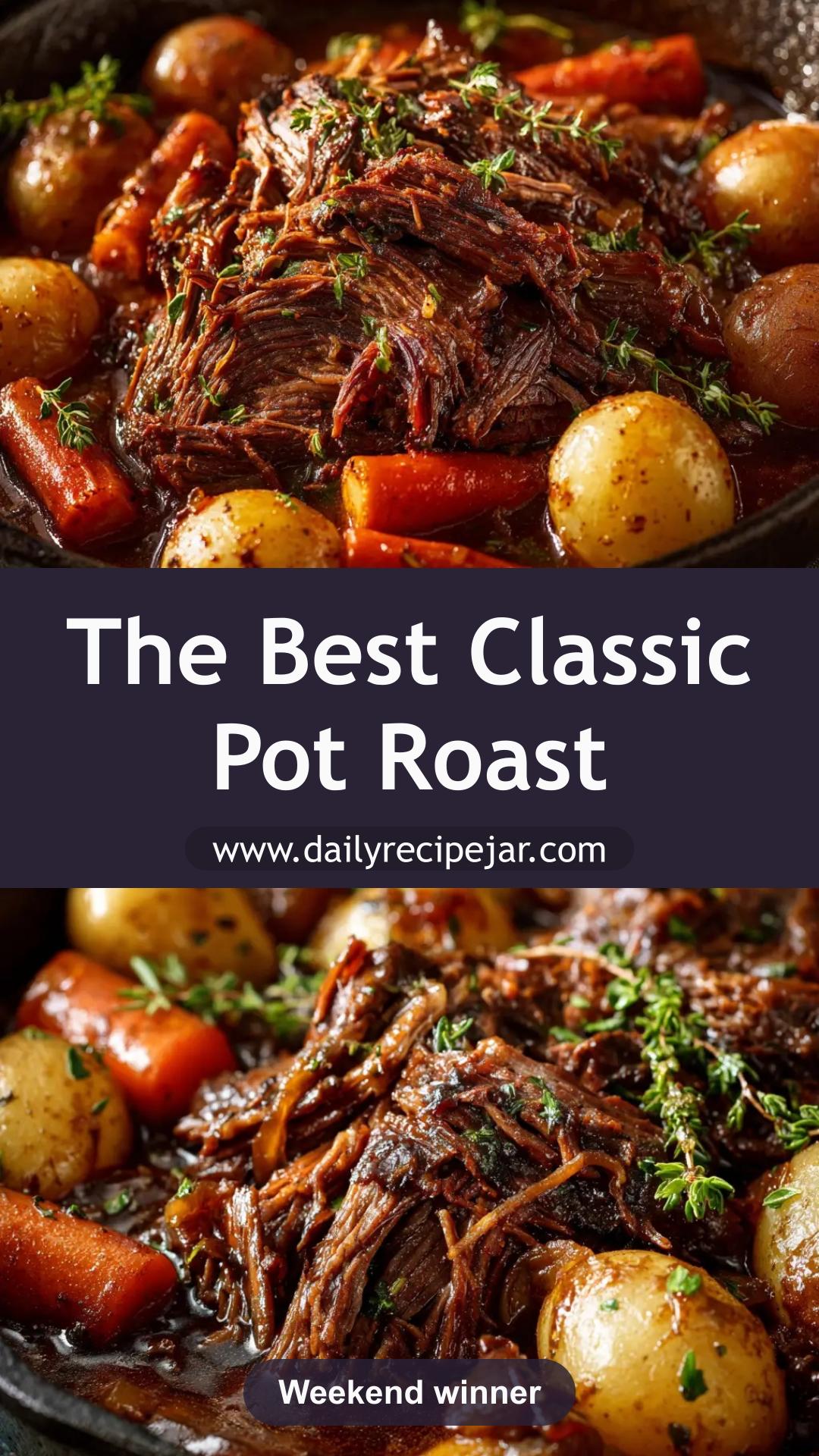 Classic Pot Roast with Red Wine Gravy — pin 2