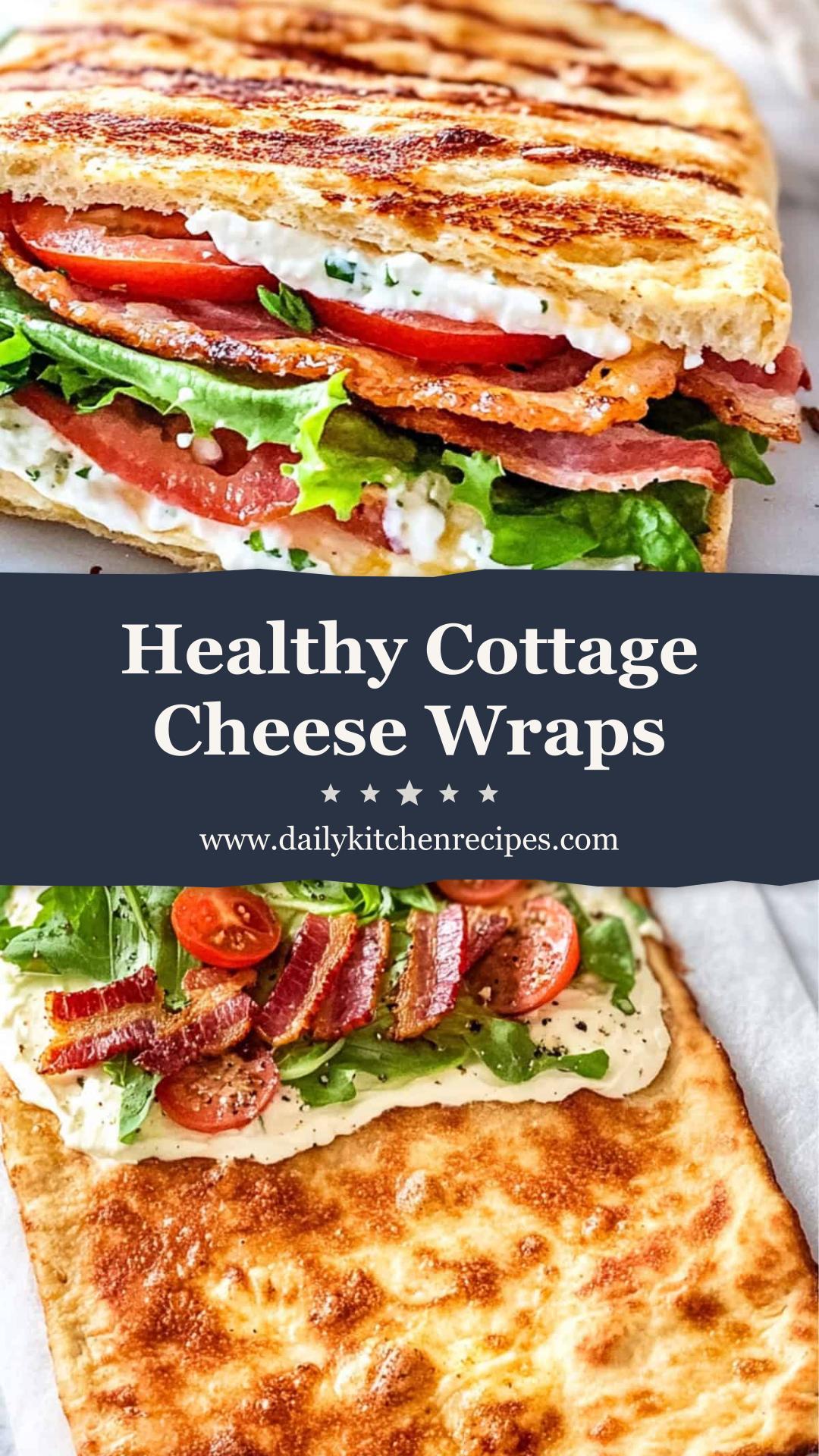 Cottage Cheese Wraps 5 Steps Easy Delicious — pin 1
