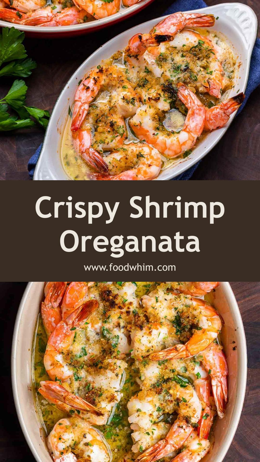 Shrimp Oreganata with Garlicky Breadcrumbs and White Wine Butter Sauce — pin 2