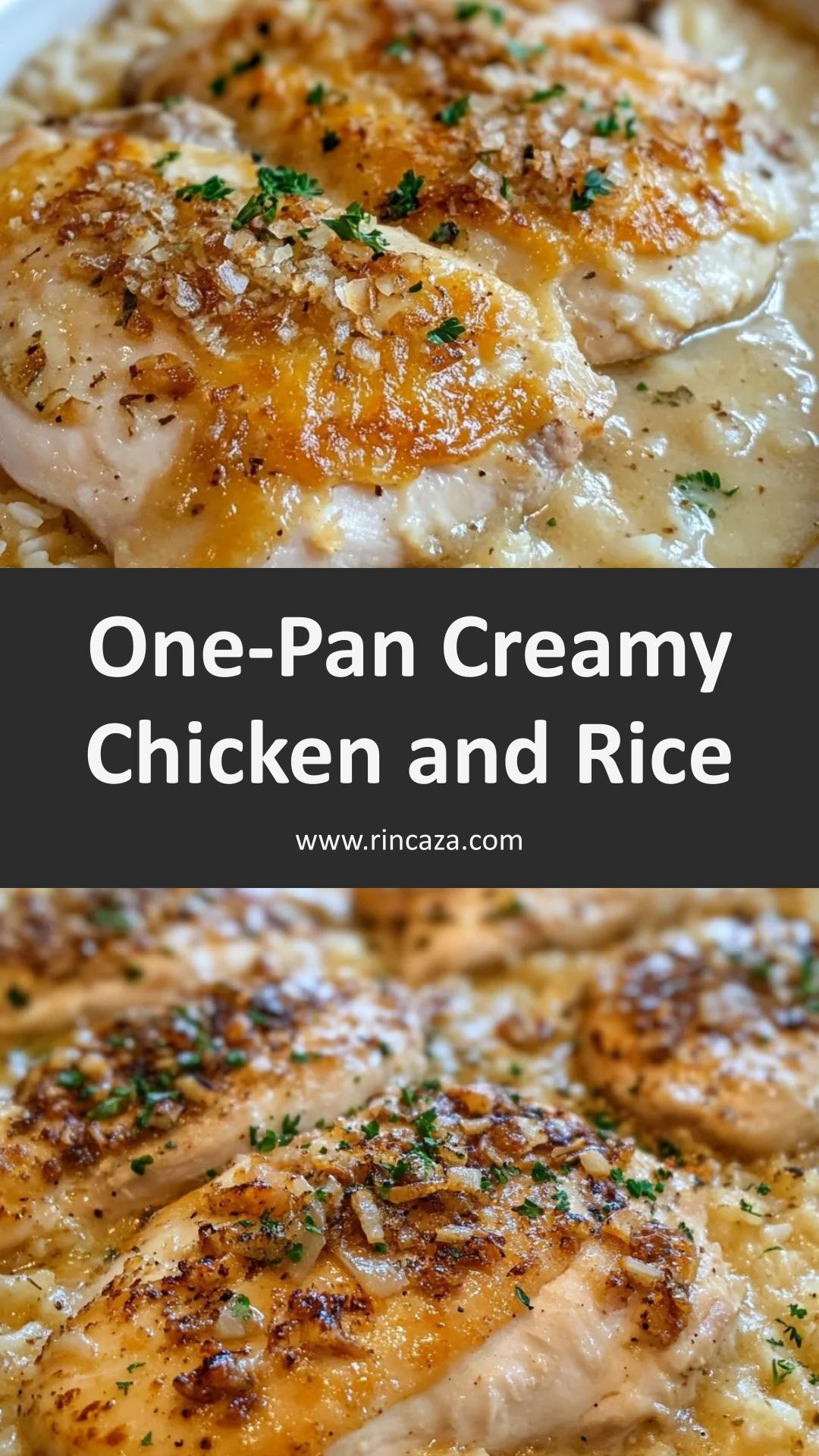Forgotten Chicken and Rice: One-Pan Comfort Food with Creamy Flavor — pin 2