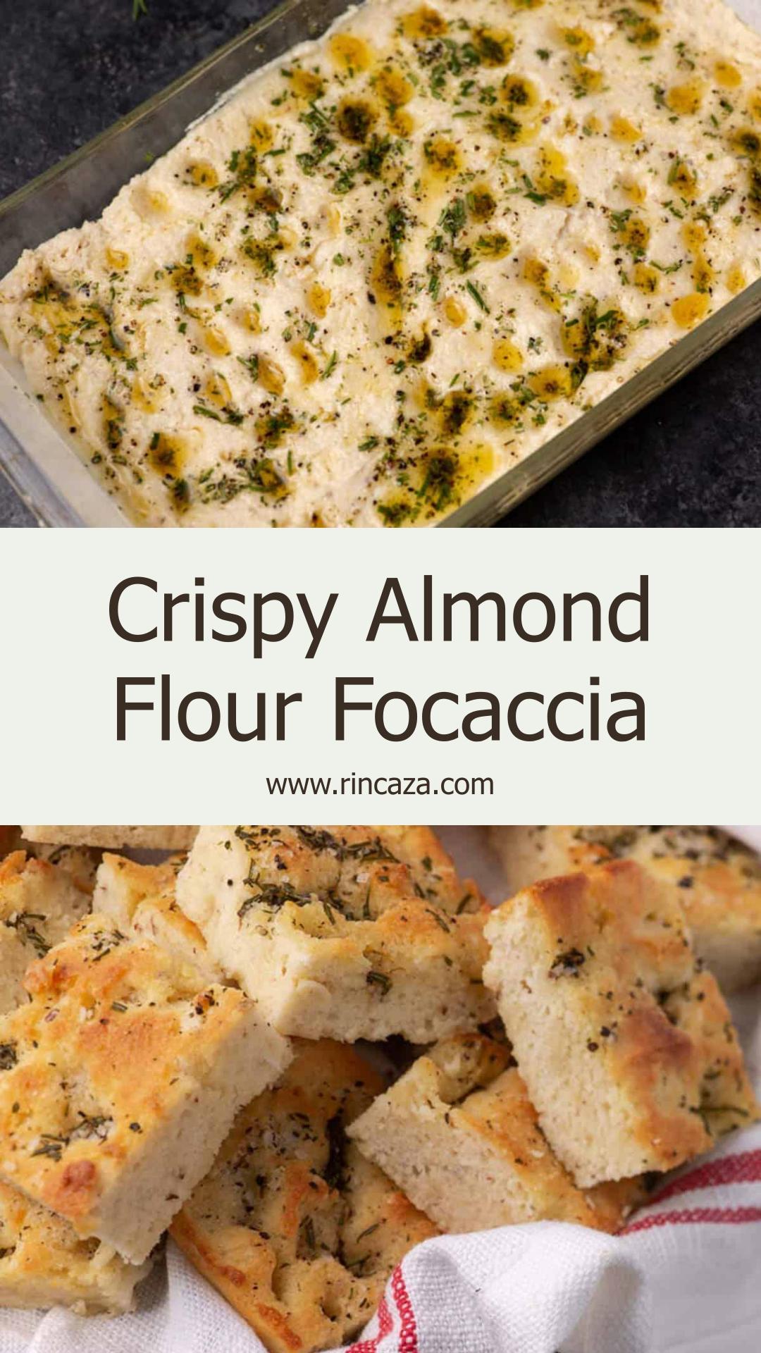 Almond Flour Focaccia with Rosemary and Crisp Olive-Oil Edges — pin 2
