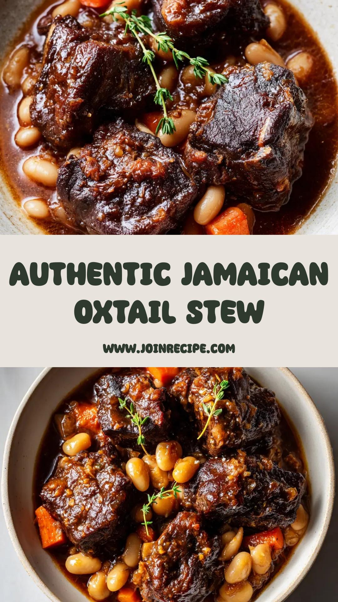 Authentic Jamaican Oxtail Stew — pin 2