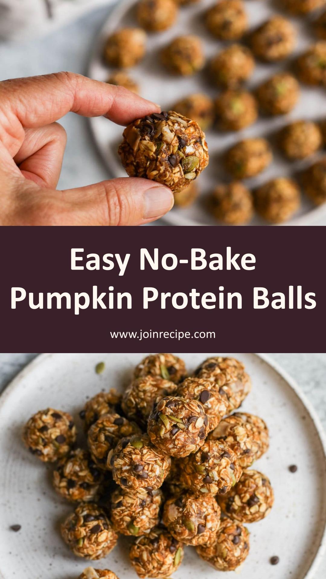 No-Bake Pumpkin Protein Balls — pin 3