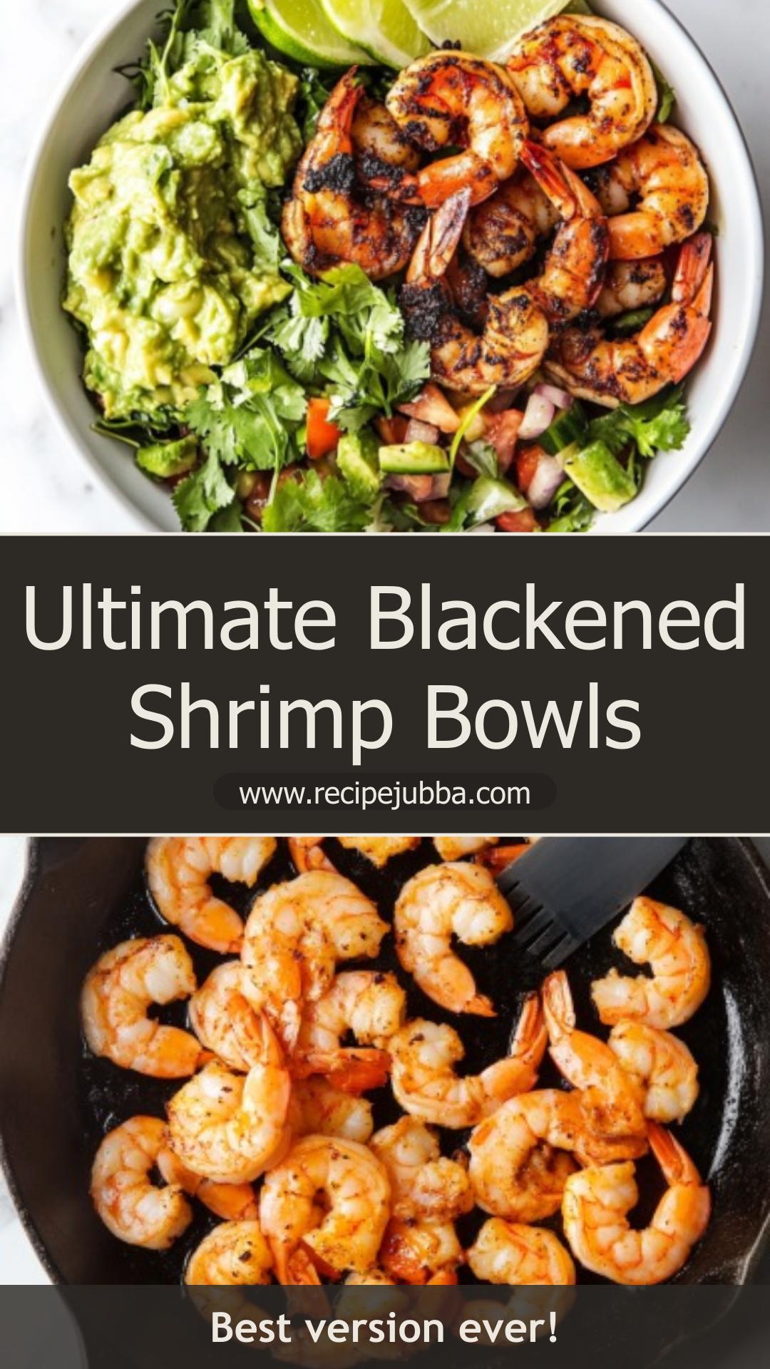 Blackened Shrimp Bowls With Spicy Crust and Crisp Vegetables — pin 2