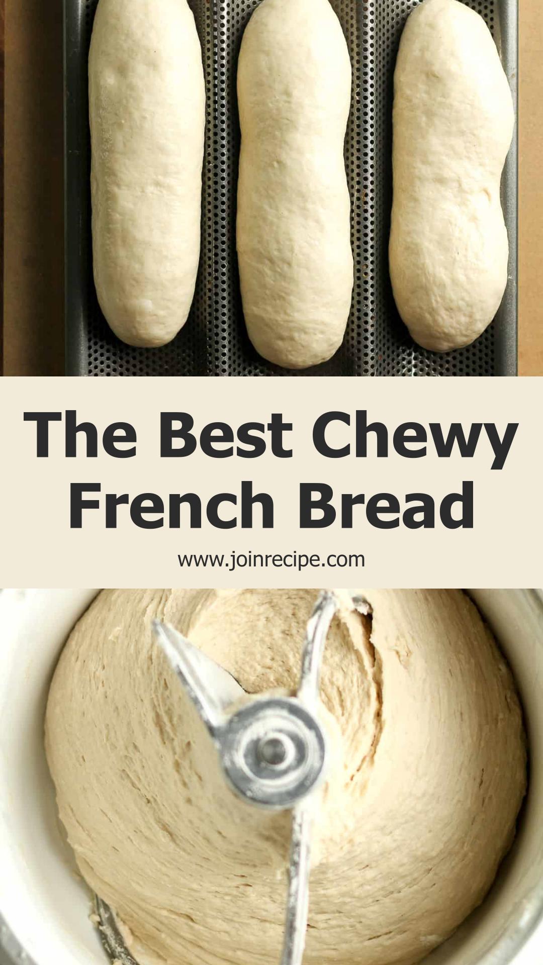 Chewy French Bread with Golden Crust and Soft Interior — pin 2