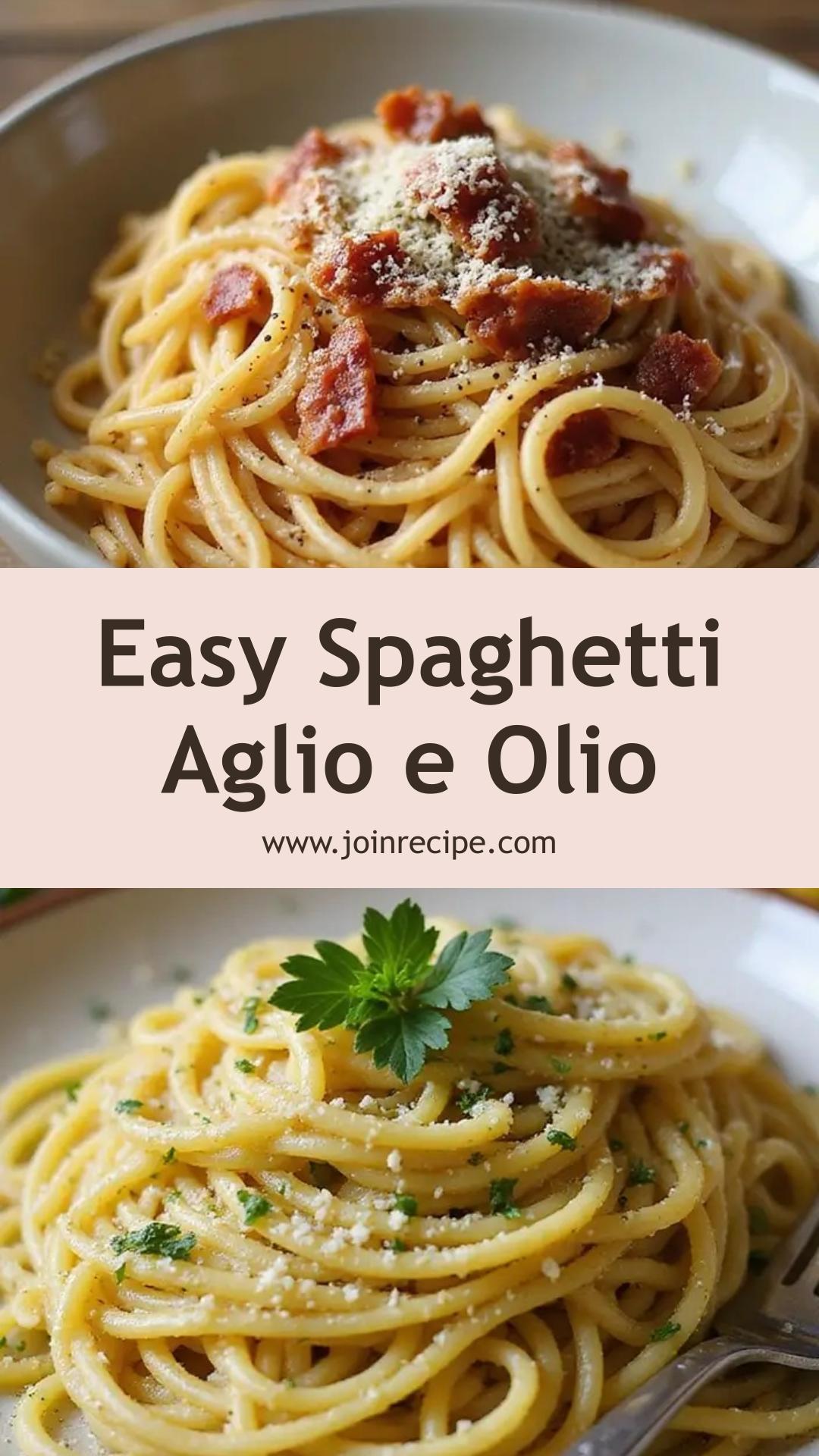 Classic Spaghetti Aglio e Olio: Quick Italian Comfort in Under 20 Minutes — pin 1