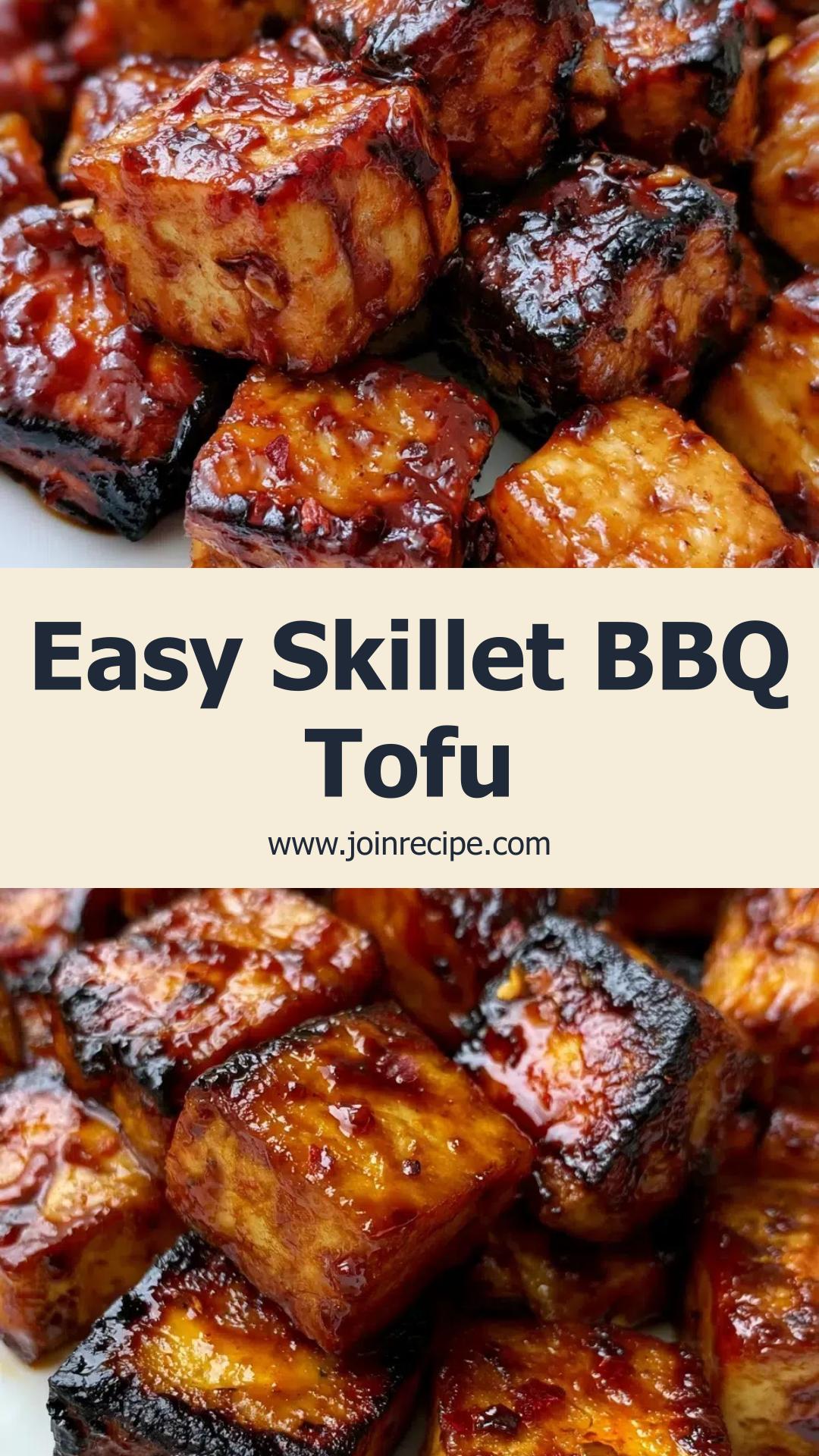 Skillet BBQ Tofu: Easy One-Pan Vegan Dinner with Sweet-Smoky Sauce — pin 2