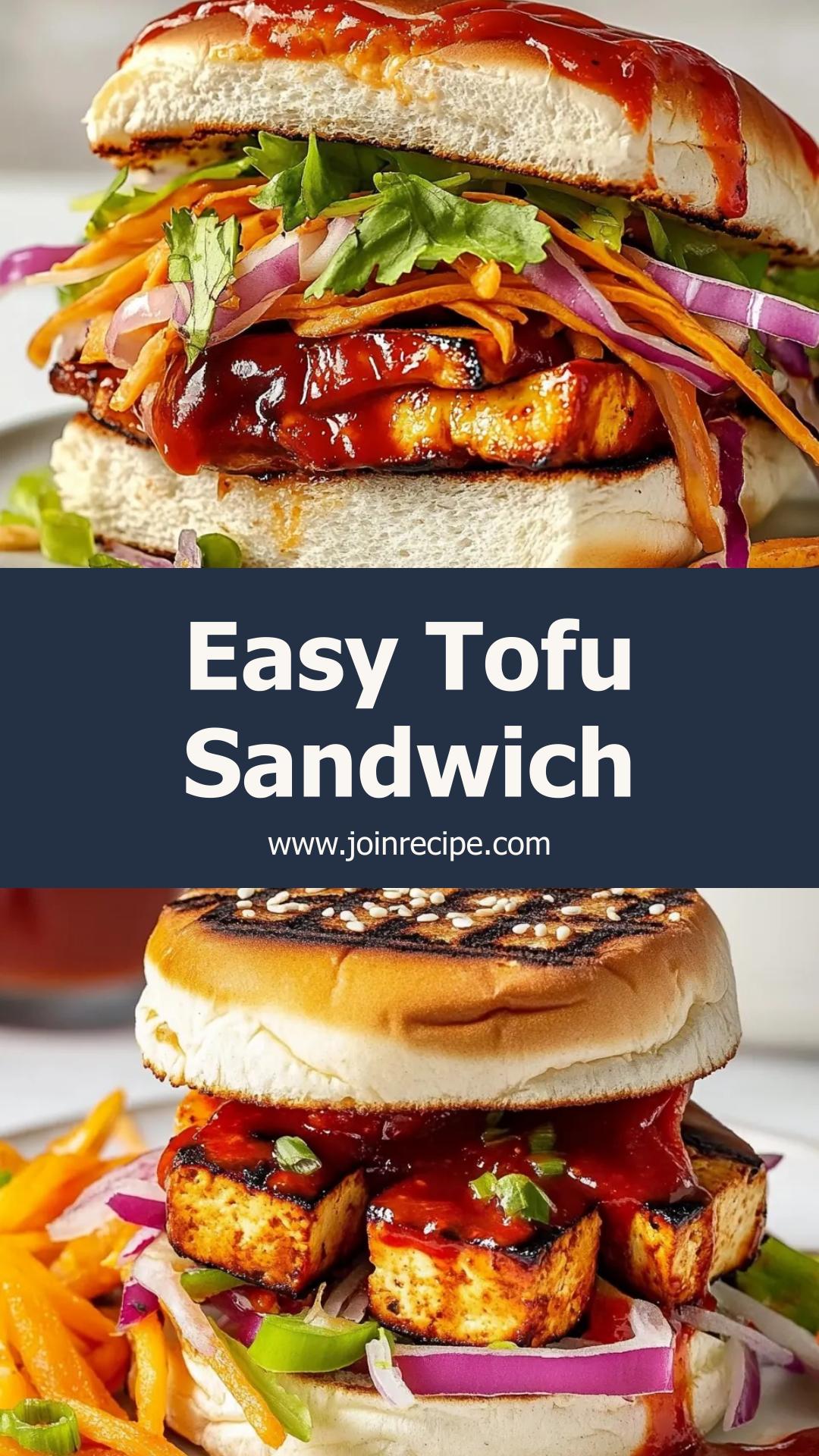 Tofu Sandwich: Quick, Flavor-Packed Comfort Food — pin 1