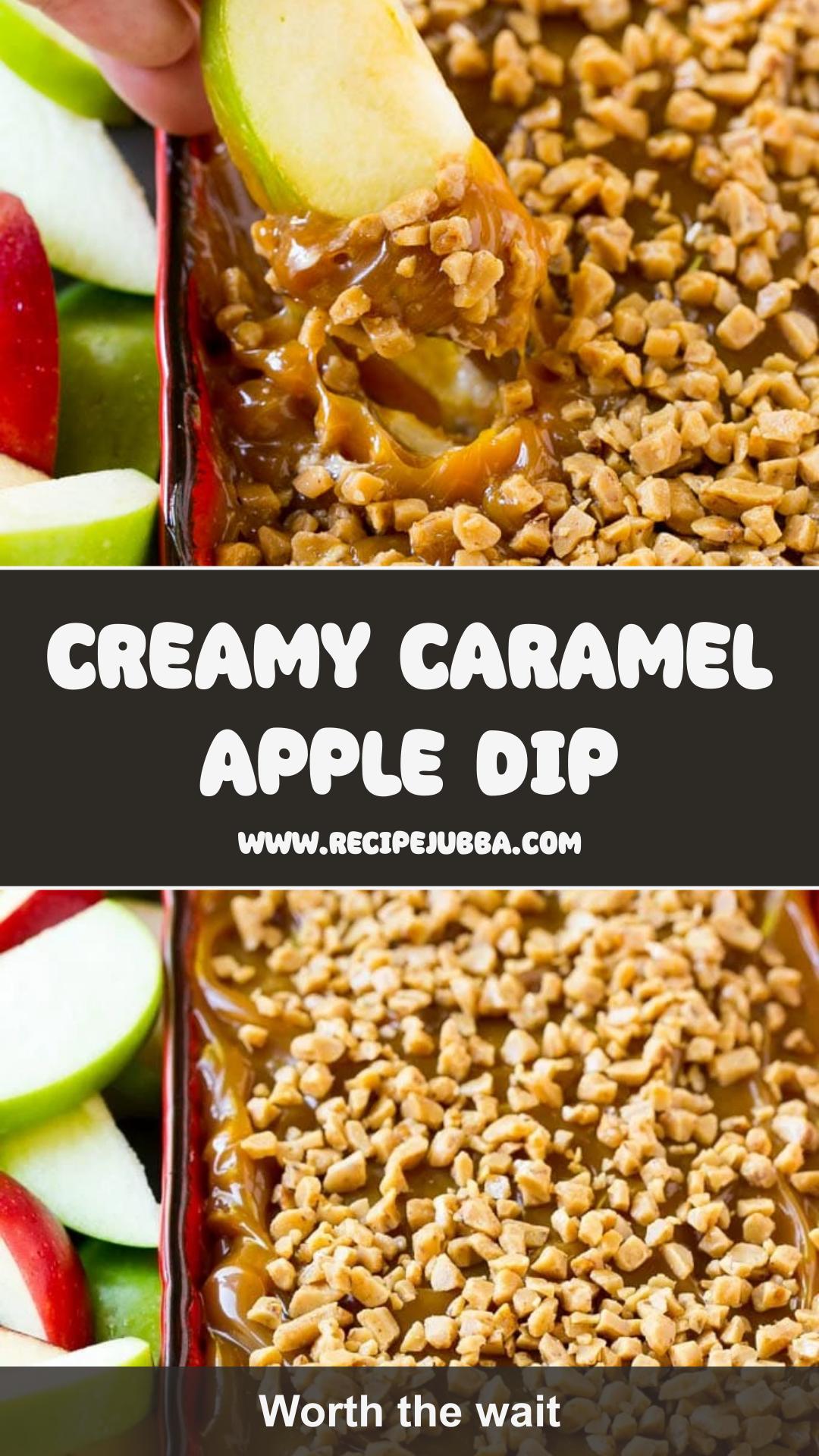 Caramel Apple Dip: Creamy Make-Ahead Party Dessert — pin 2