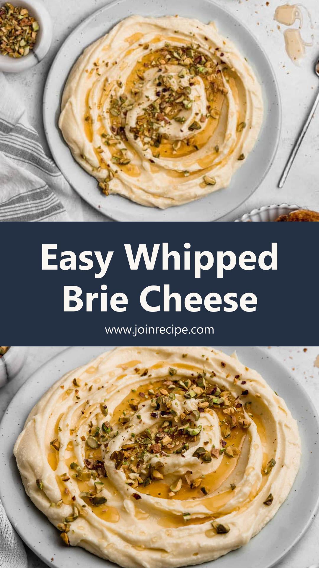 Easy Whipped Brie Cheese — pin 1