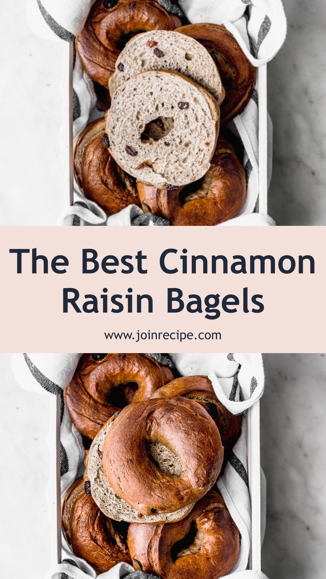 Cinnamon Raisin Bagels — pin 3