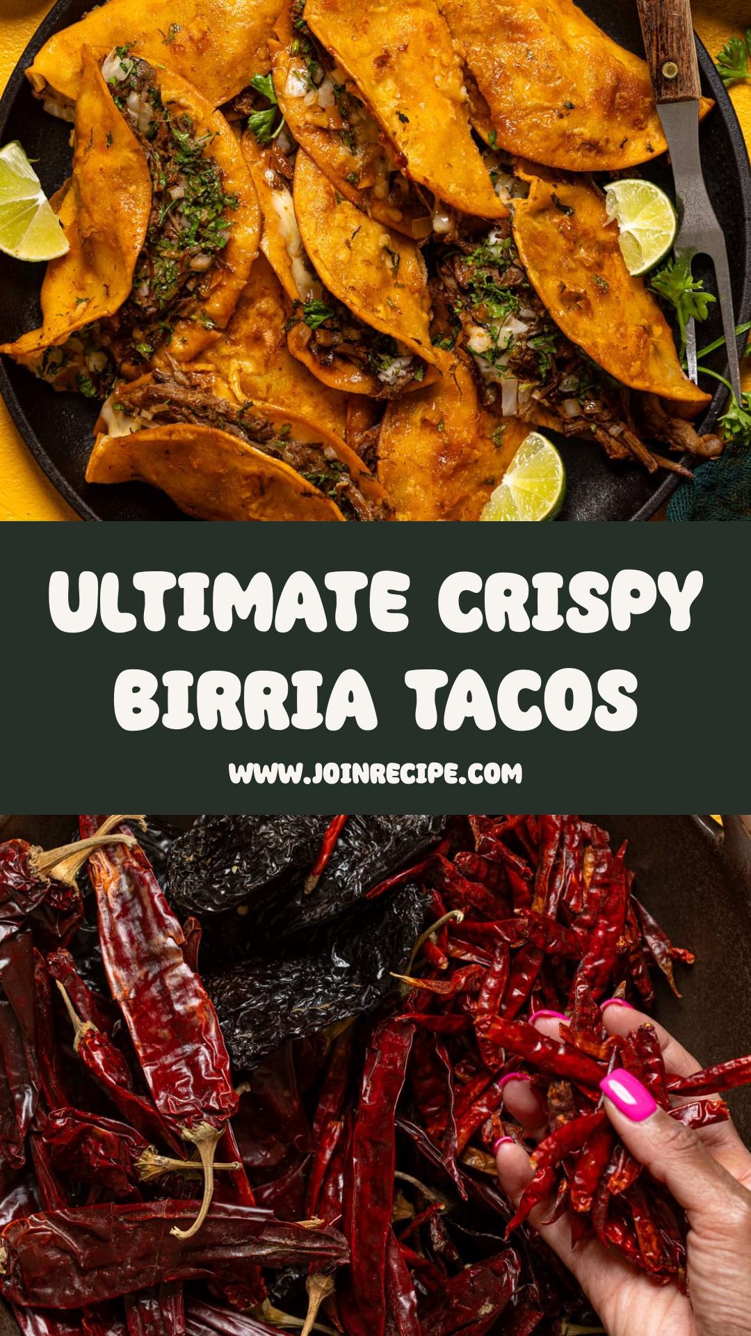 Birria Tacos with Crispy Corn Tortillas and Oaxaca Cheese — pin 2