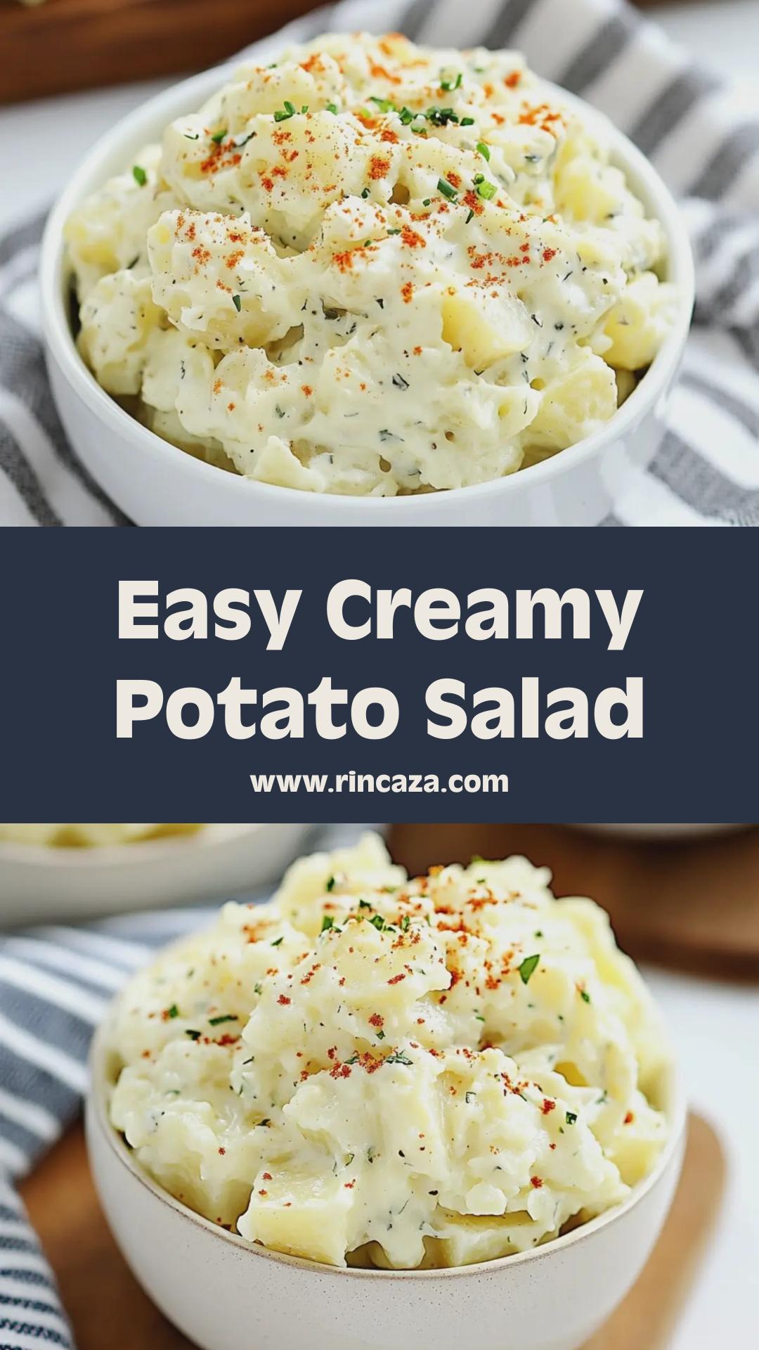 Old Fashioned Potato Salad: Easy and Creamy Classic Side Dish — pin 3
