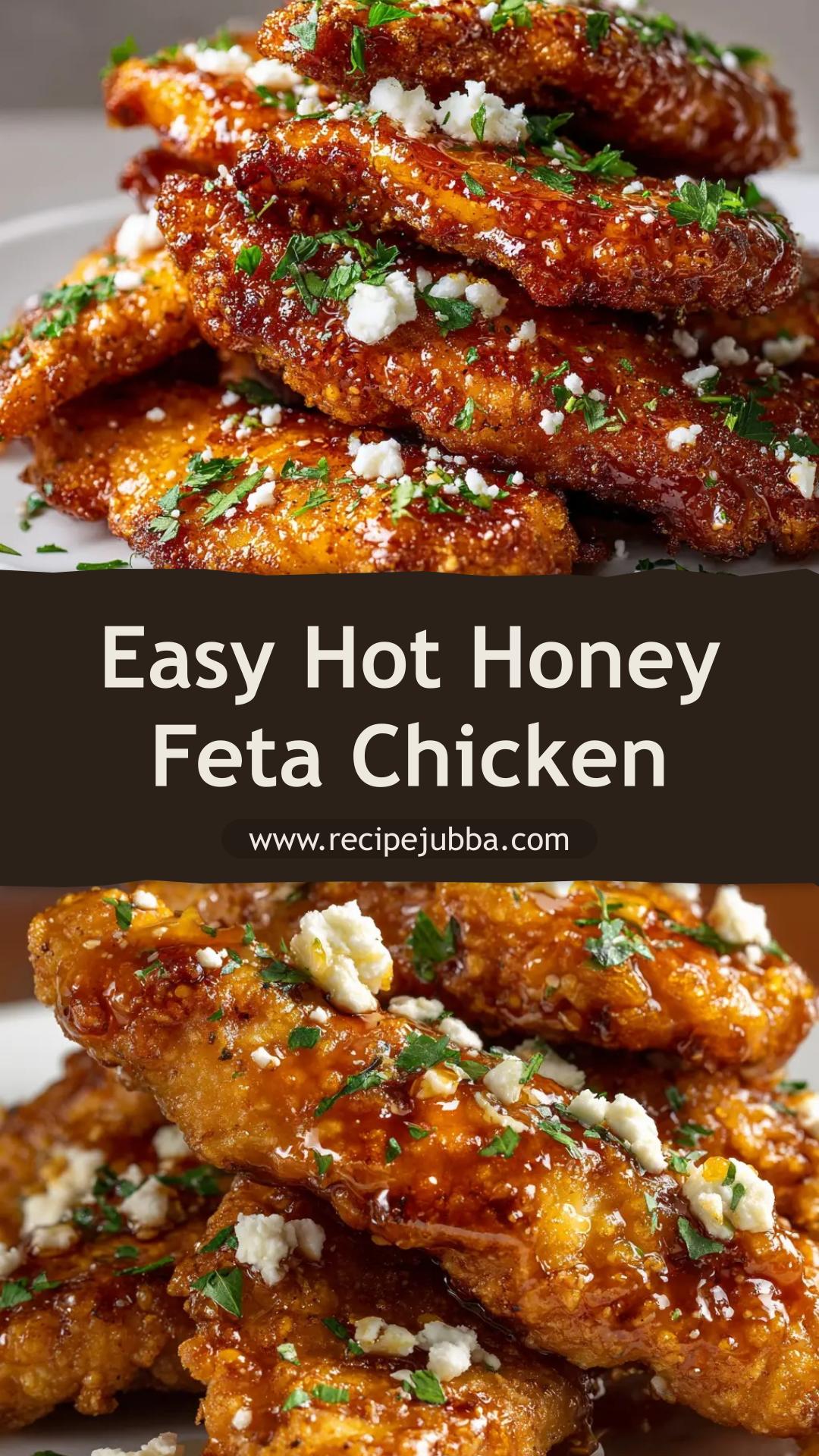 Hot Honey Feta Chicken with Cherry Tomatoes — pin 2