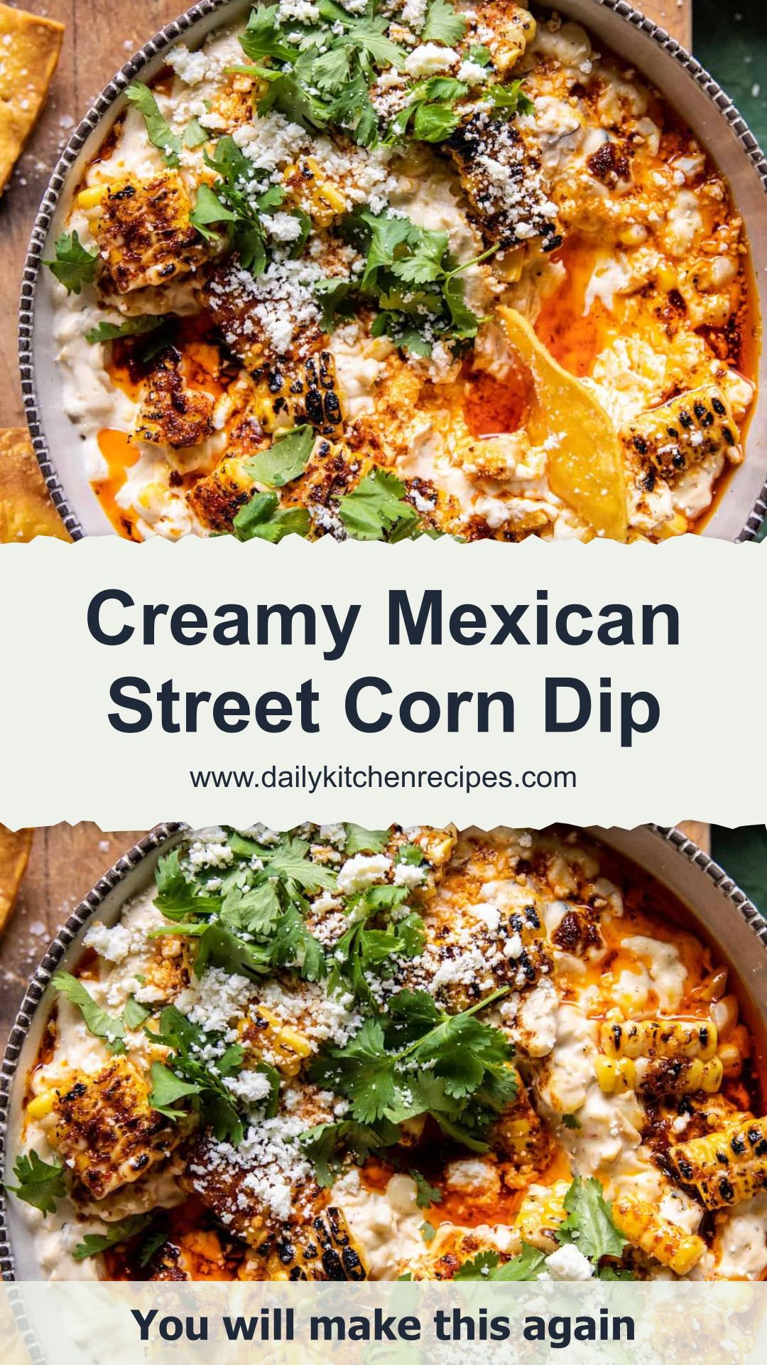 Street Corn Dip 4 Ingredients Ultimate Delicious — pin 1