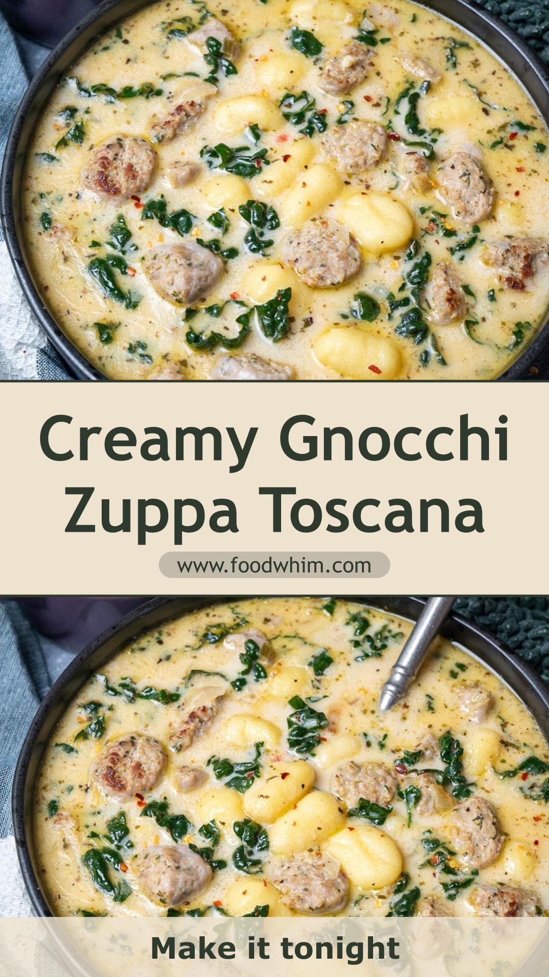 Gnocchi Zuppa Toscana with Tender Kale and Creamy Parmesan Broth — pin 2
