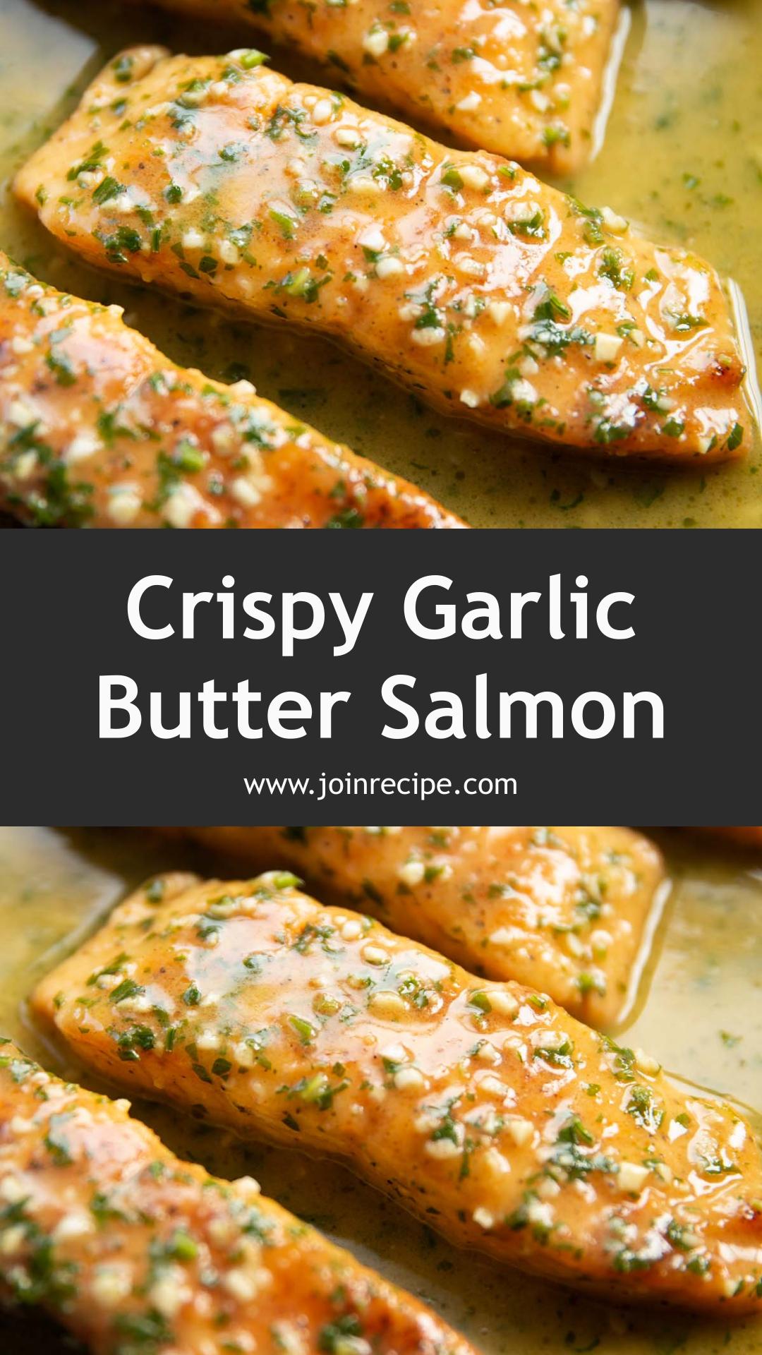Garlic Butter Salmon with Golden Crust and Fresh Lemon — pin 1