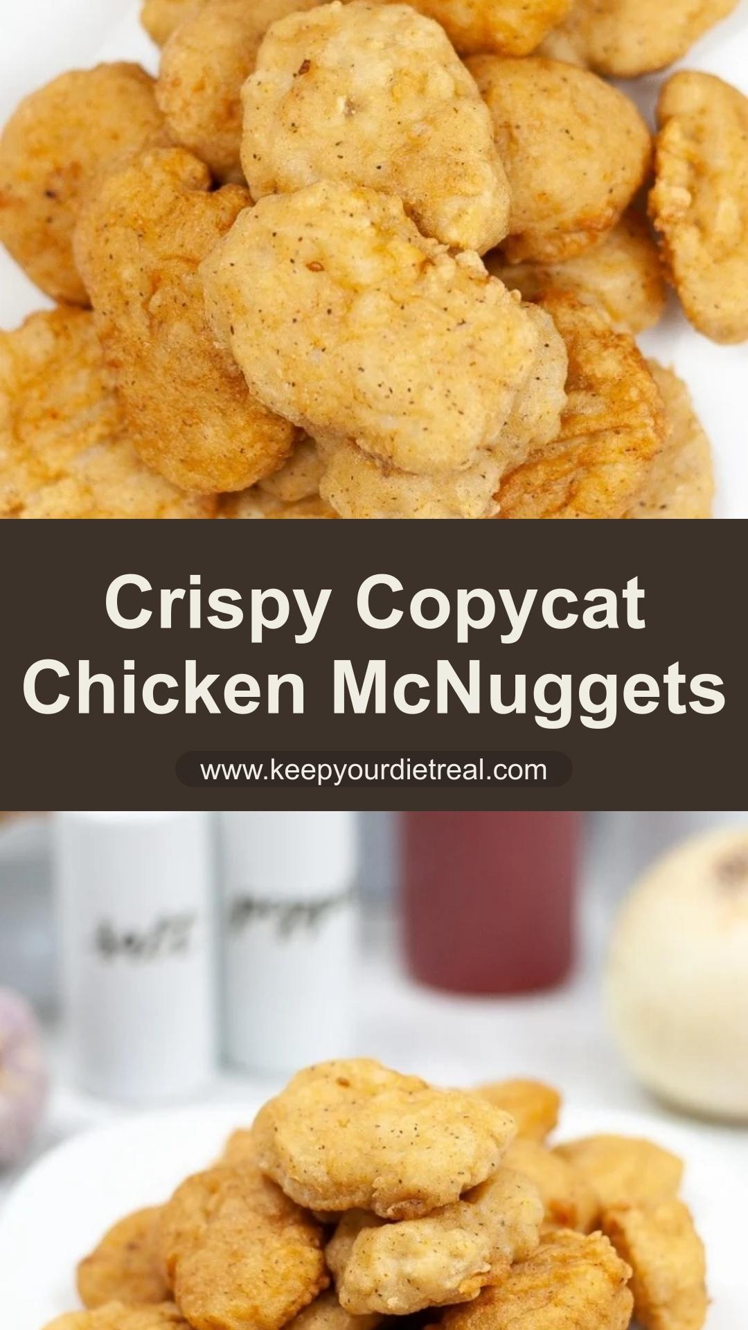 Copycat McDonald’s Chicken McNuggets with Crisp Double-Fried Batter — pin 1