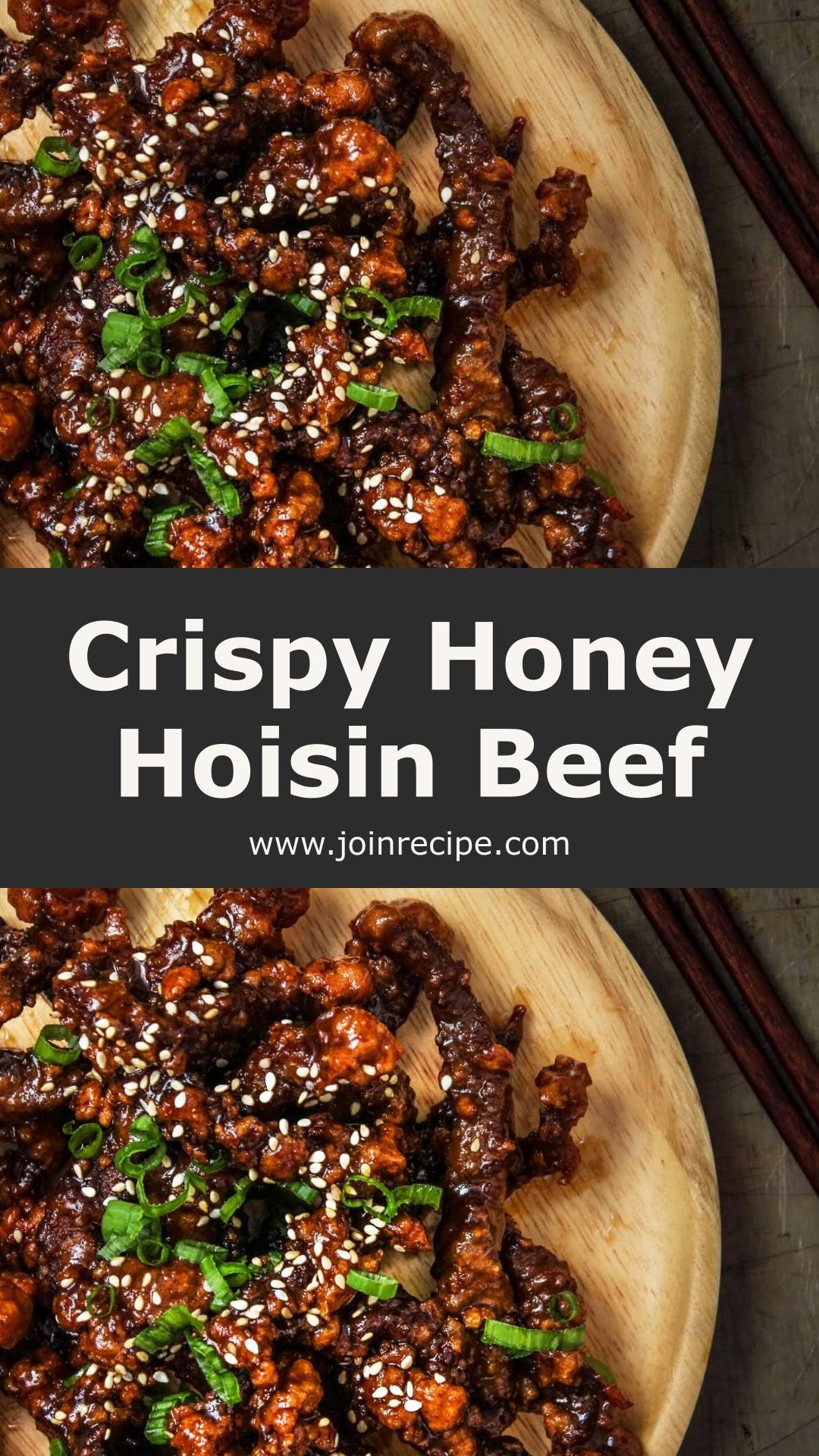 Sweet and Sticky Crispy Beef with Honey Hoisin Sauce — pin 3