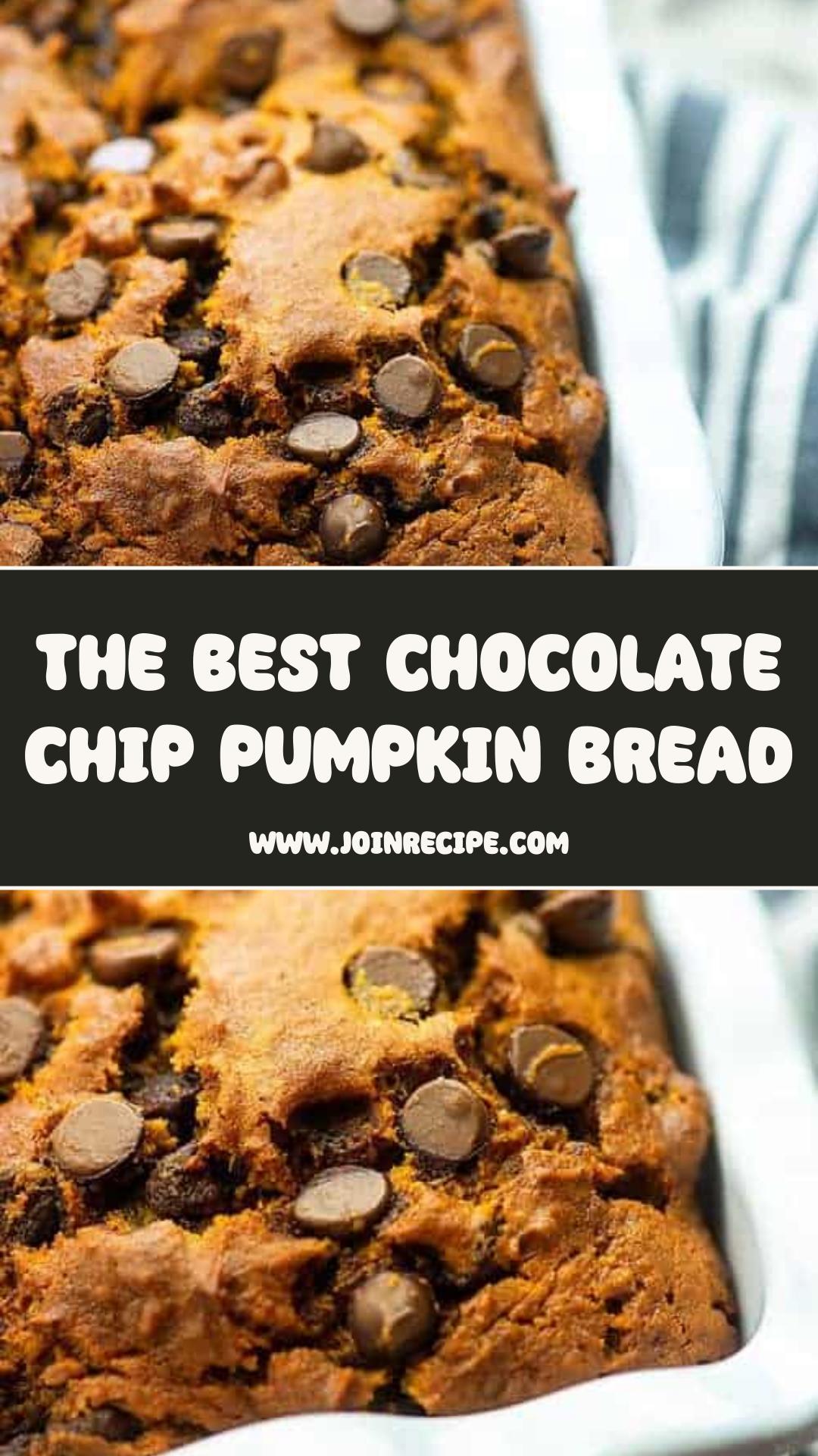 Chocolate Chip Pumpkin Bread With Warm Spice and Melted Chocolate — pin 4