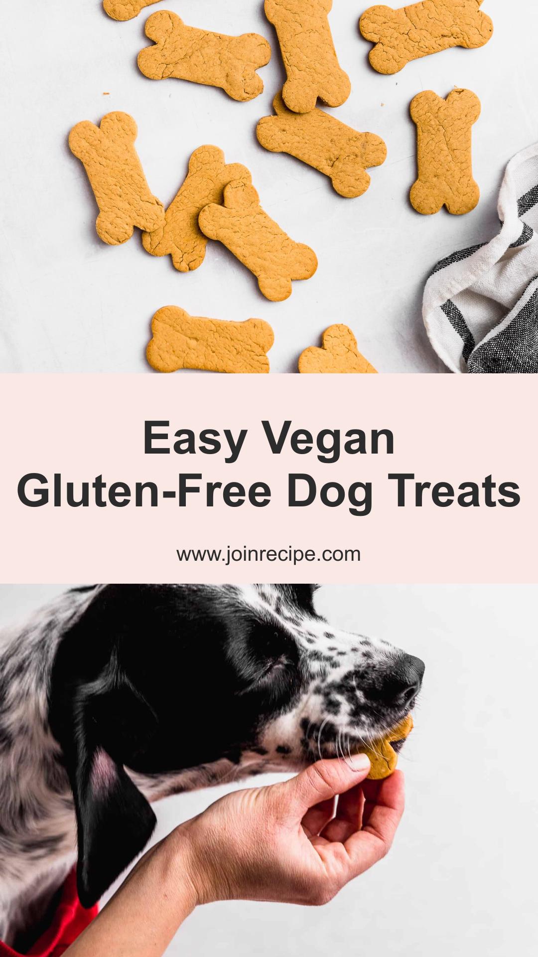 Vegan Gluten-Free Homemade Dog Treats — pin 1