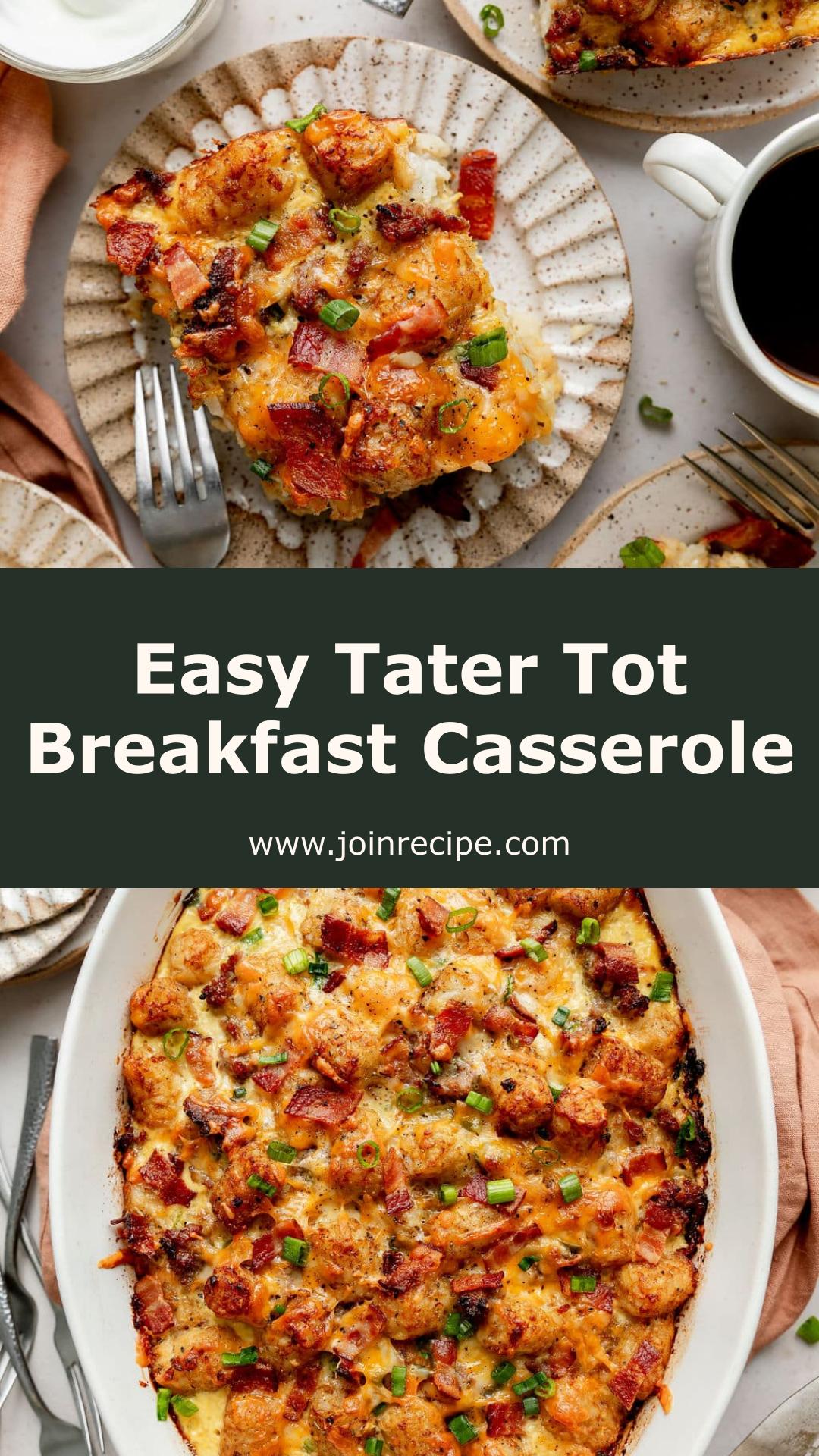 Tater Tot Breakfast Casserole — pin 3